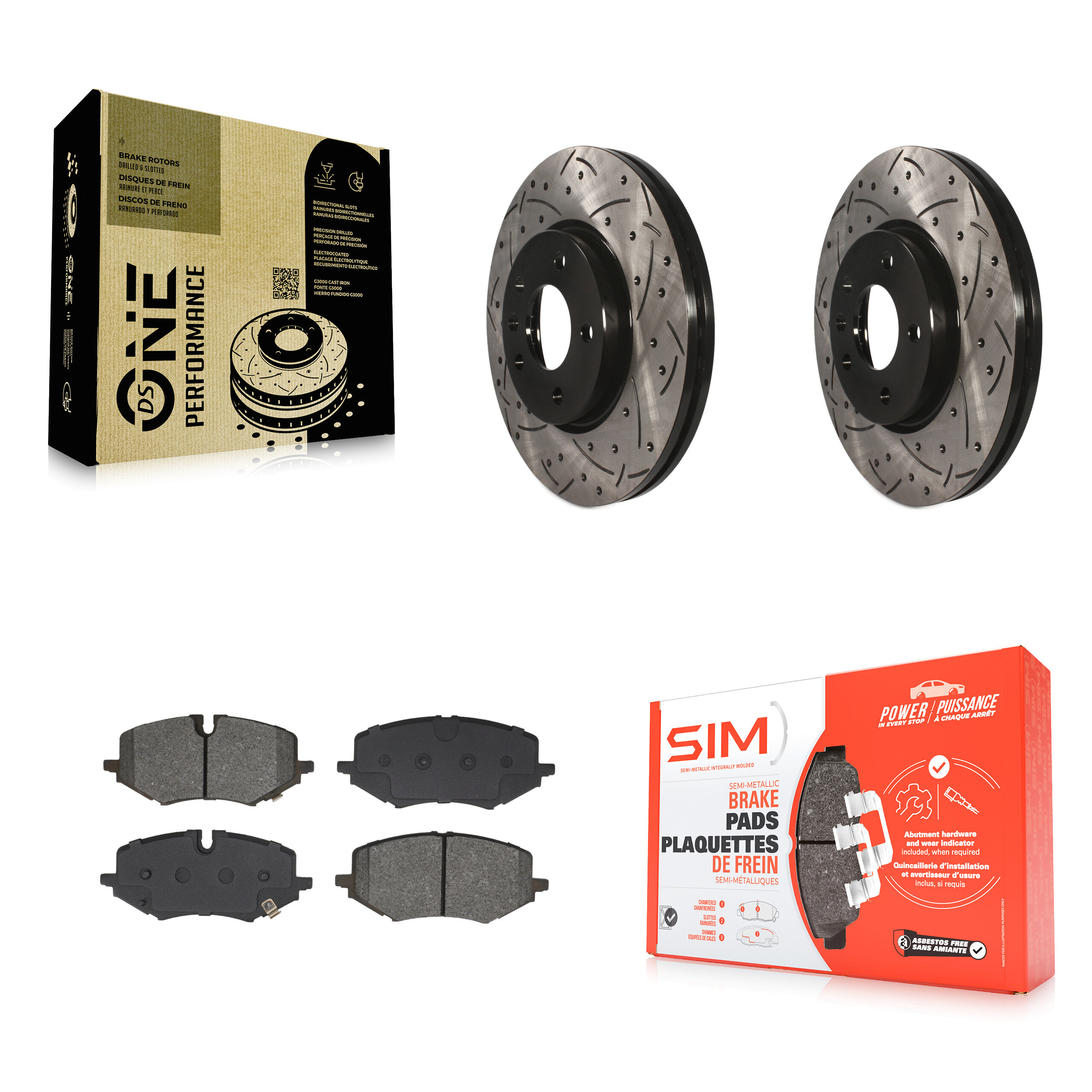 Transit Auto - KDS-101050 - Front Disc Brake Kits