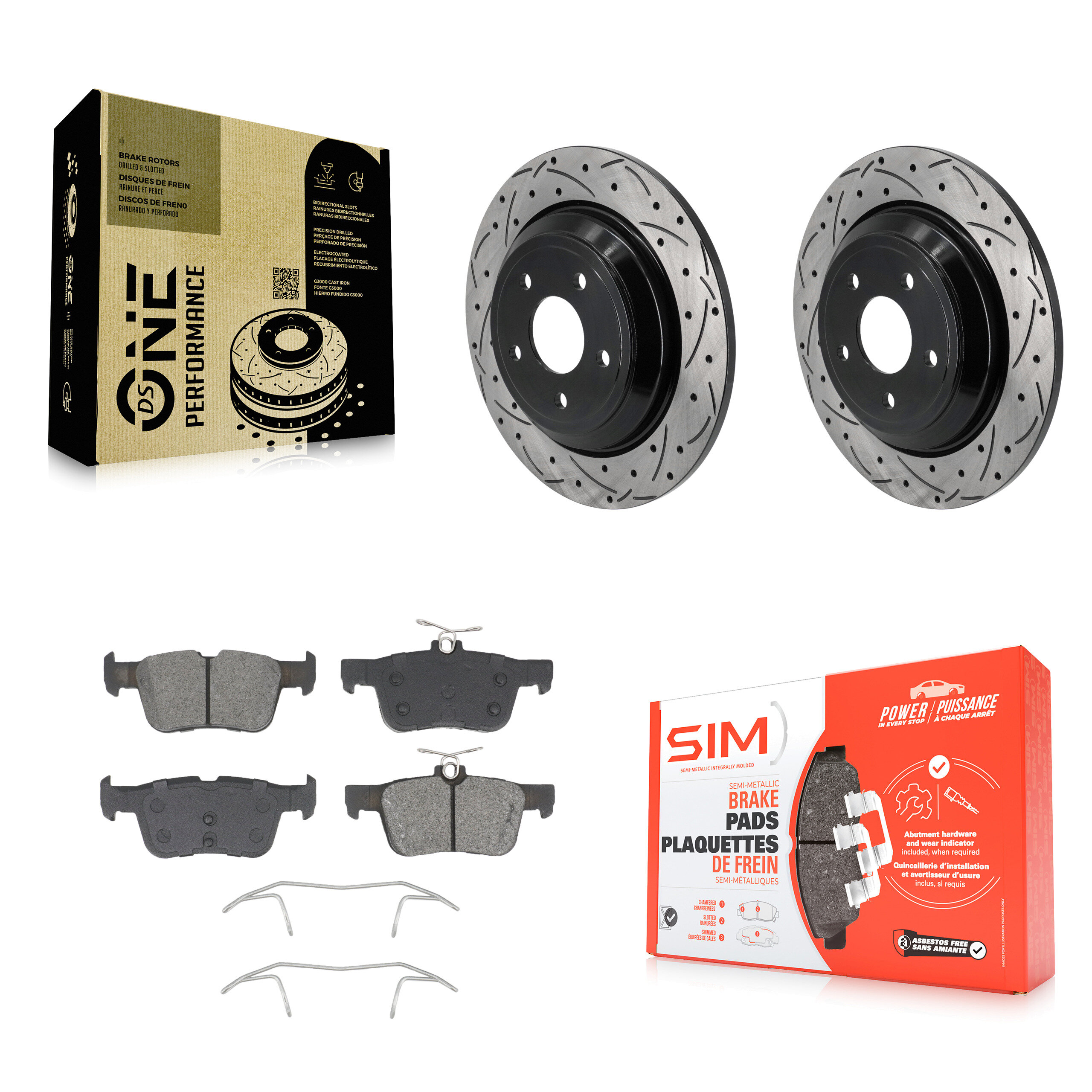 Transit Auto - KDS-101058 - Rear Disc Brake Kits