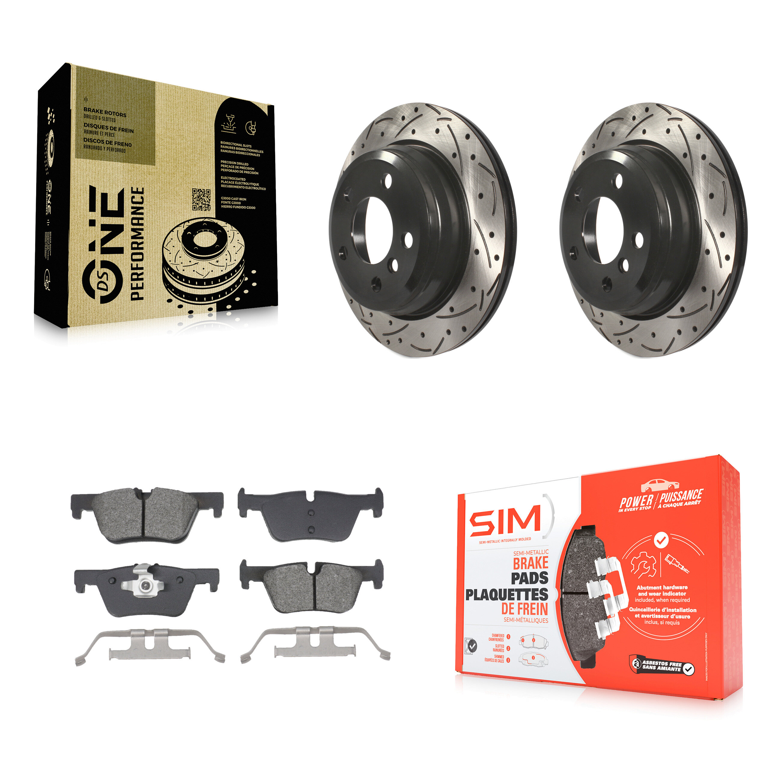 Transit Auto - KDS-101059 - Rear Disc Brake Kits