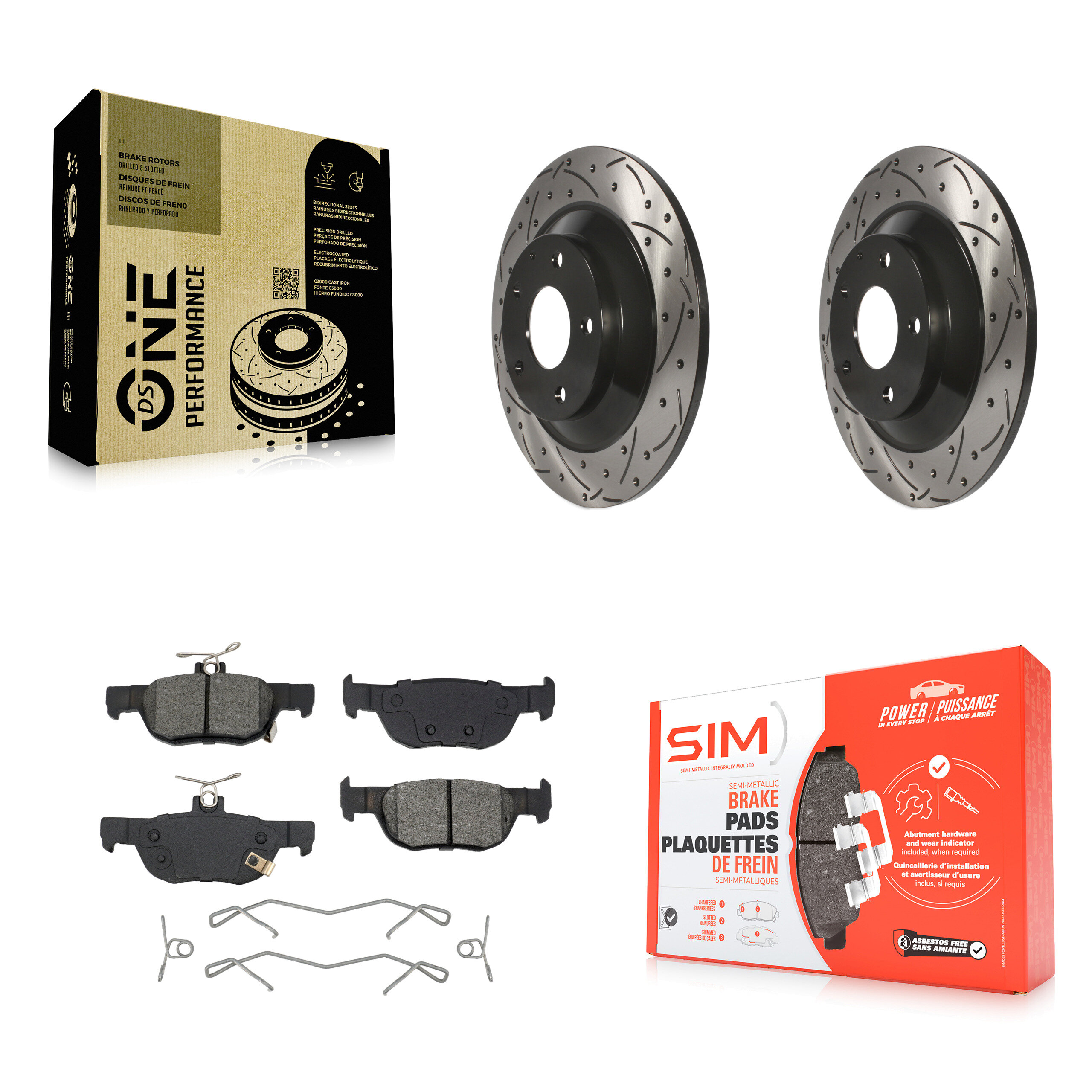 Transit Auto - KDS-101066 - Rear Disc Brake Kits