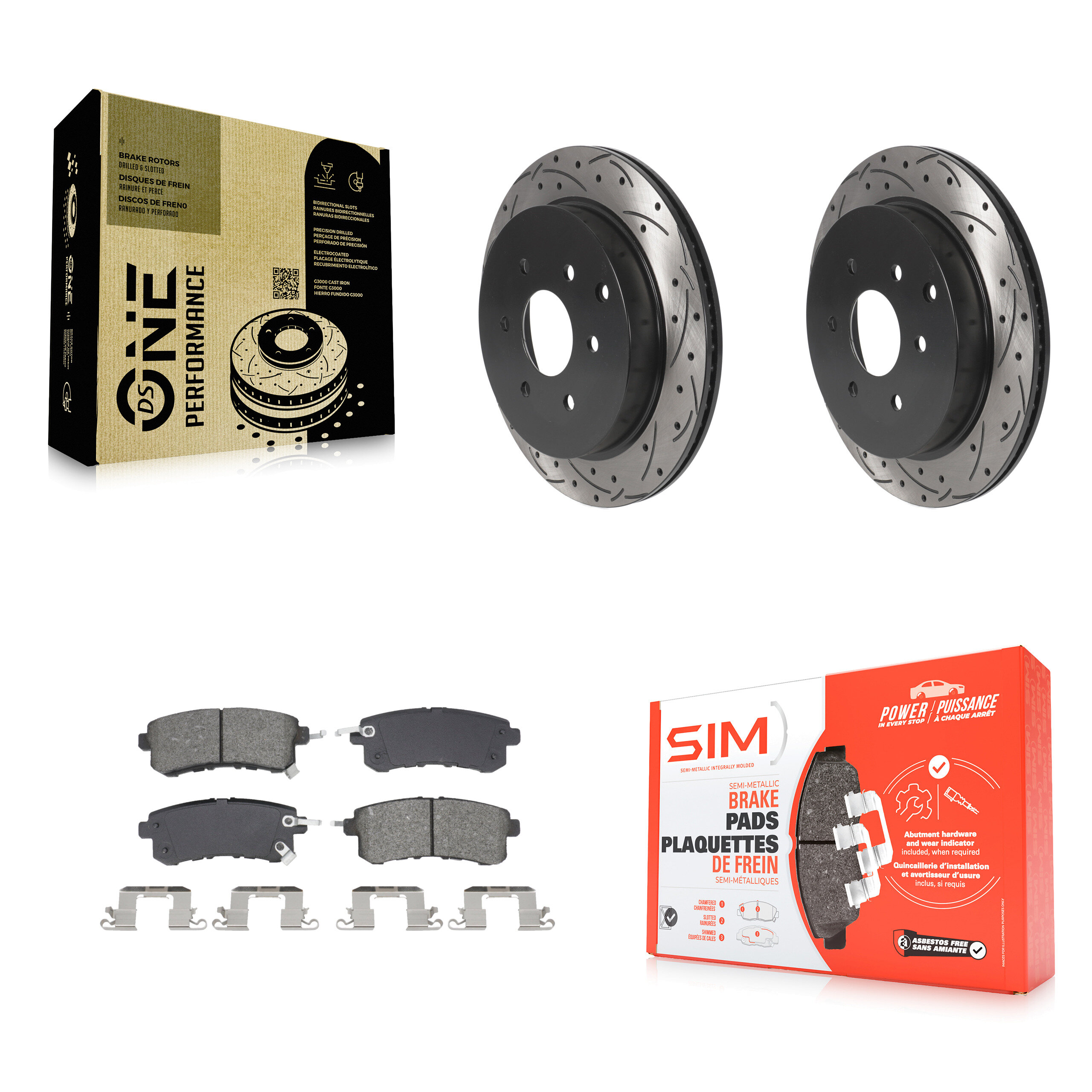 Transit Auto - KDS-101069 - Rear Disc Brake Kits