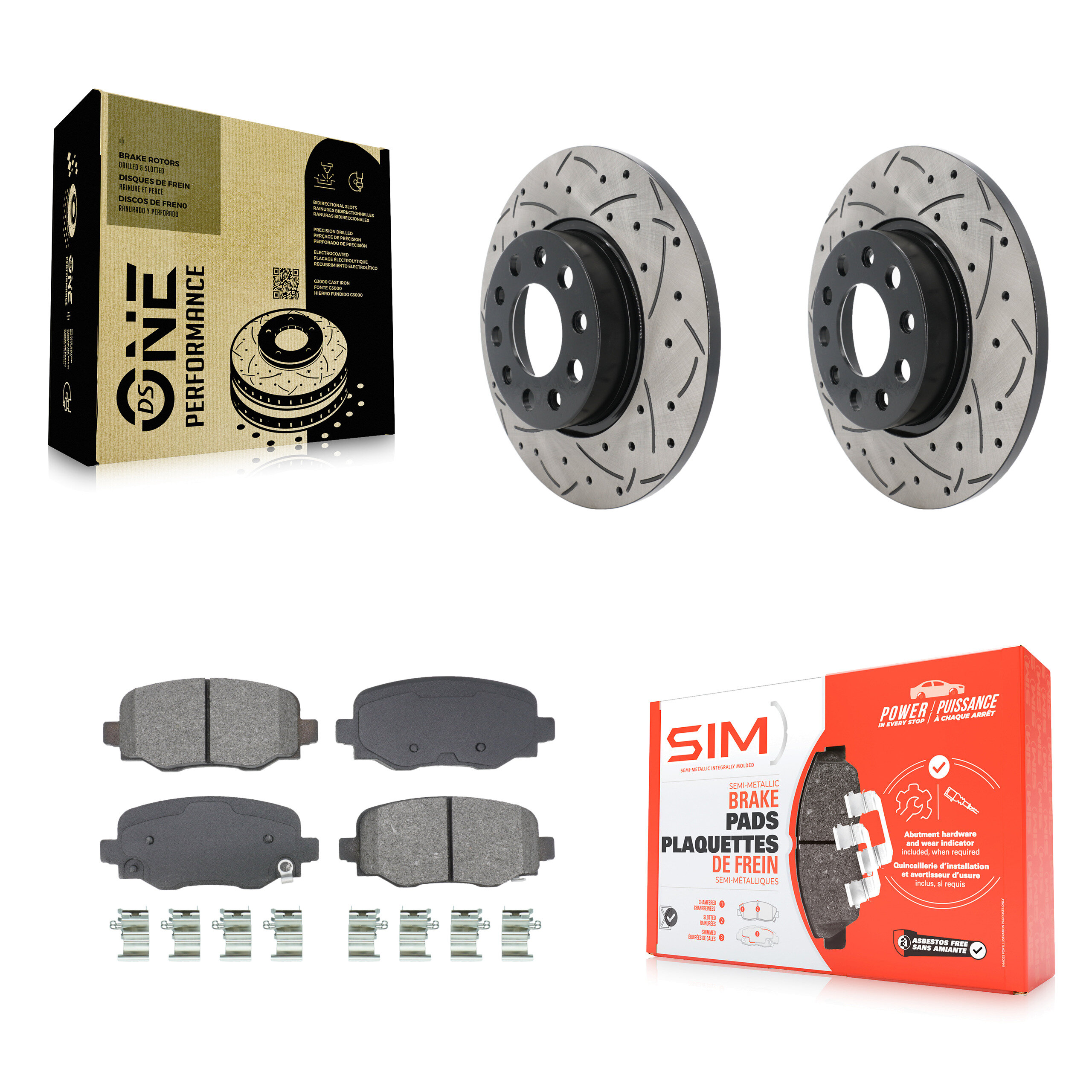 Transit Auto - KDS-101071 - Rear Disc Brake Kits