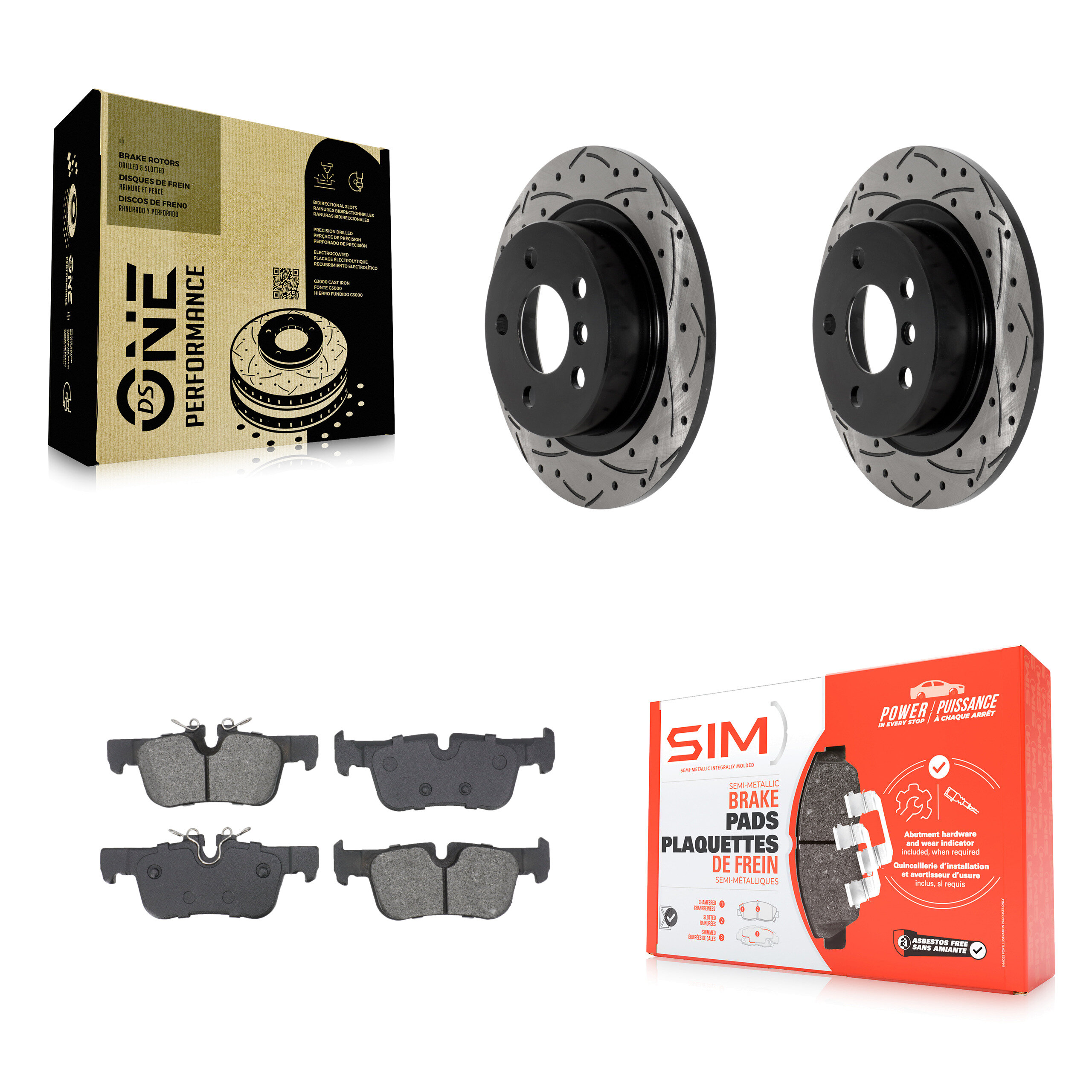 Transit Auto - KDS-101073 - Rear Disc Brake Kits