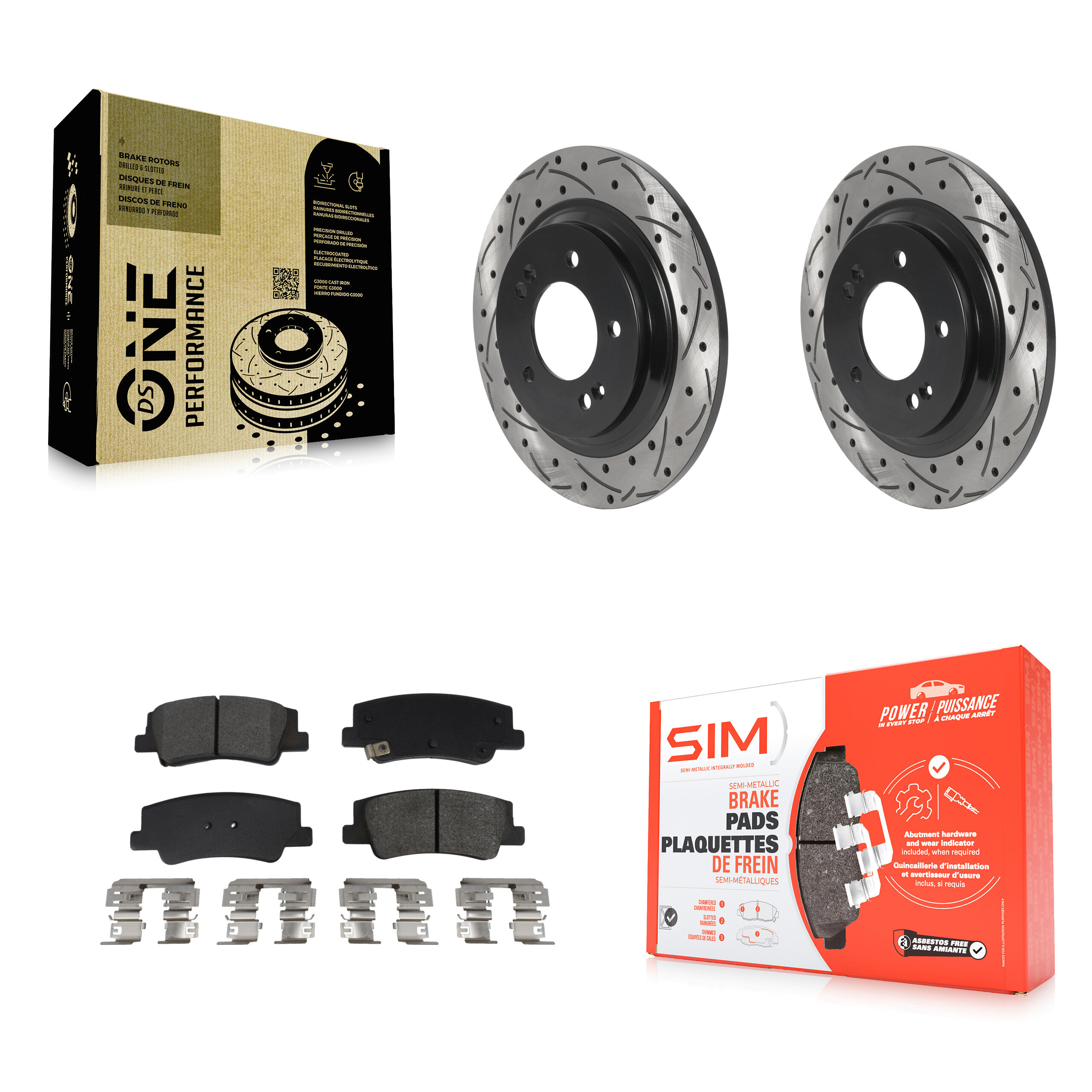 Transit Auto - KDS-101078 - Rear Disc Brake Kits