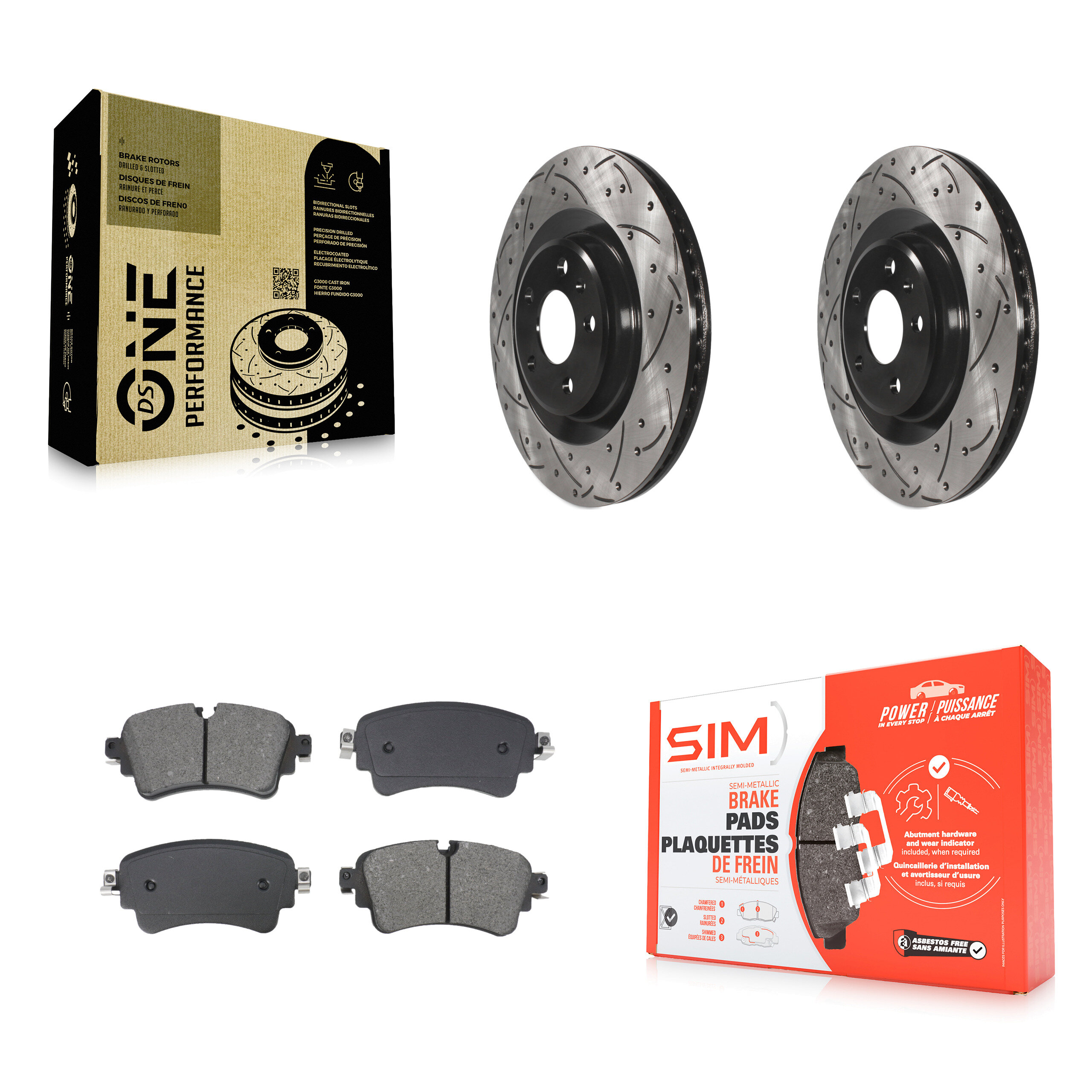 Transit Auto - KDS-101081 - Rear Disc Brake Kits