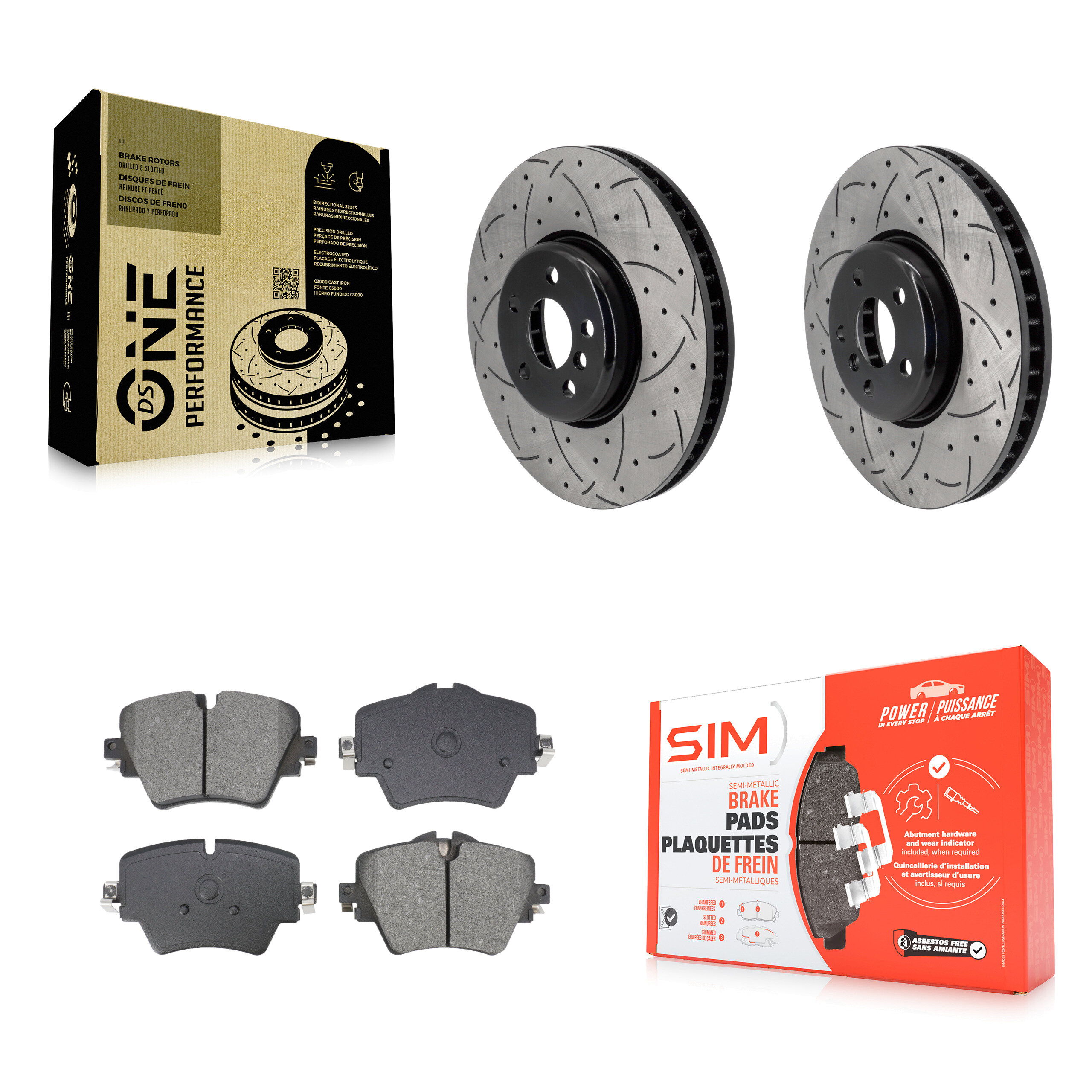 Transit Auto - KDS-101090 - Front Disc Brake Kits