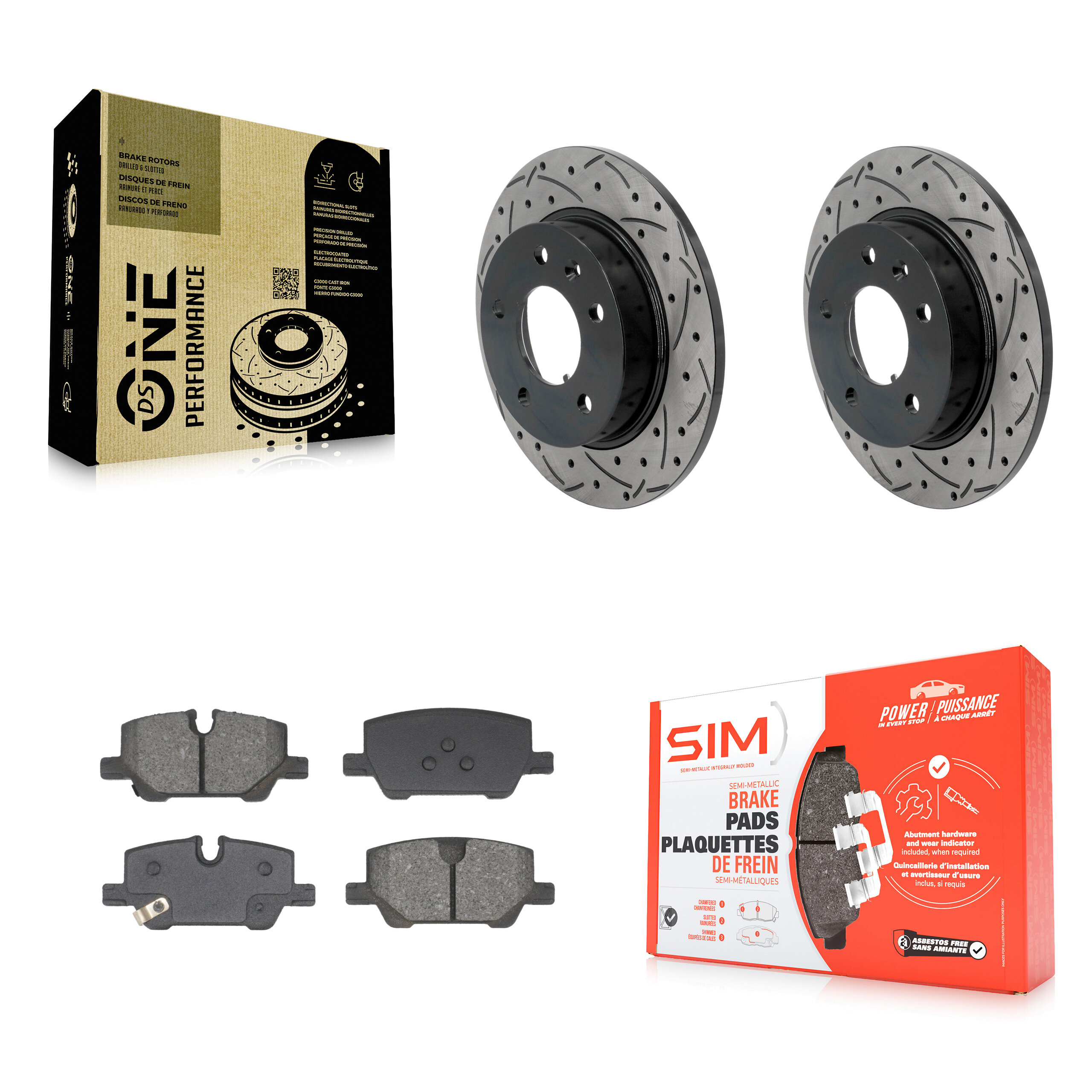 Transit Auto - KDS-101161 - Rear Disc Brake Kits