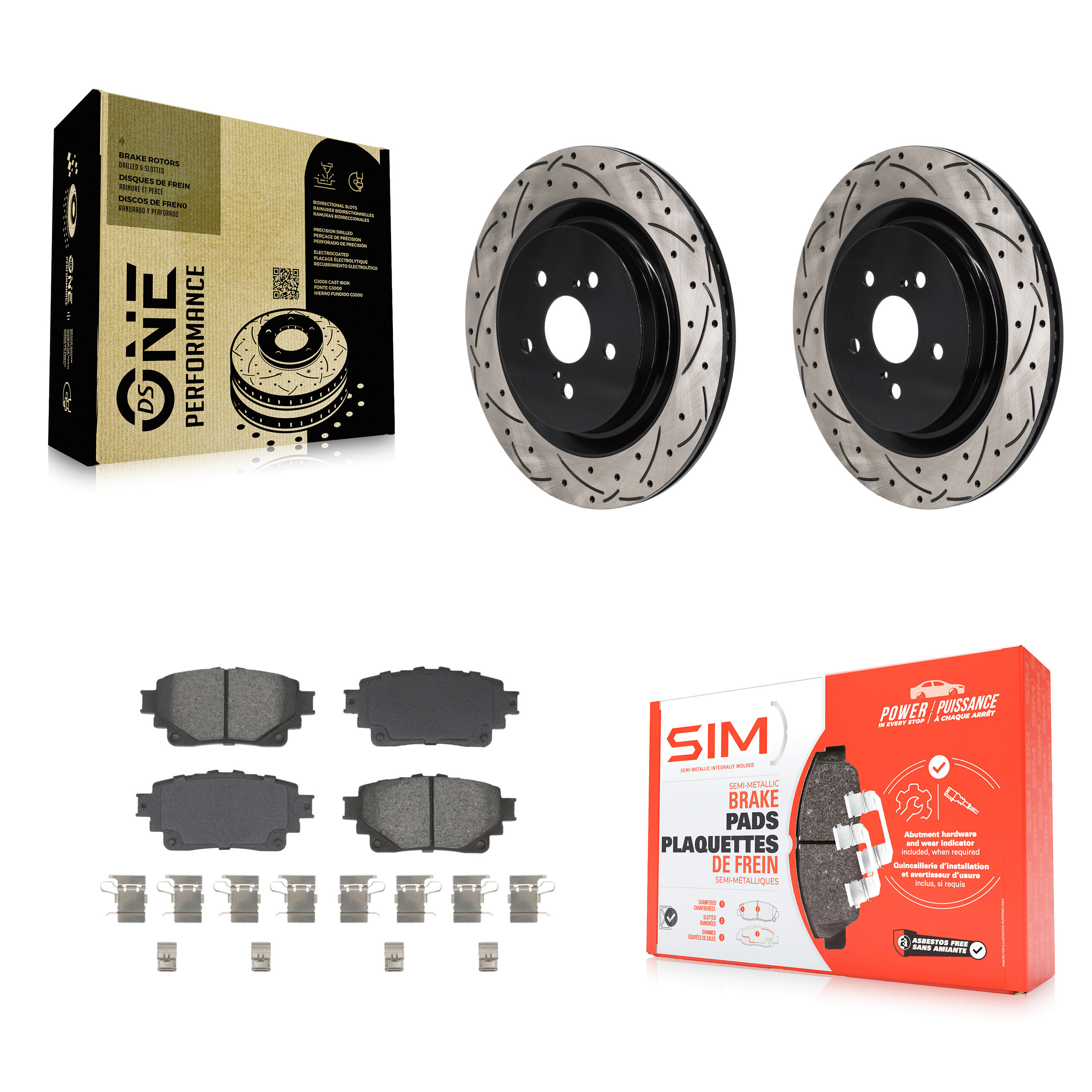 Transit Auto - KDS-101171 - Rear Disc Brake Kits
