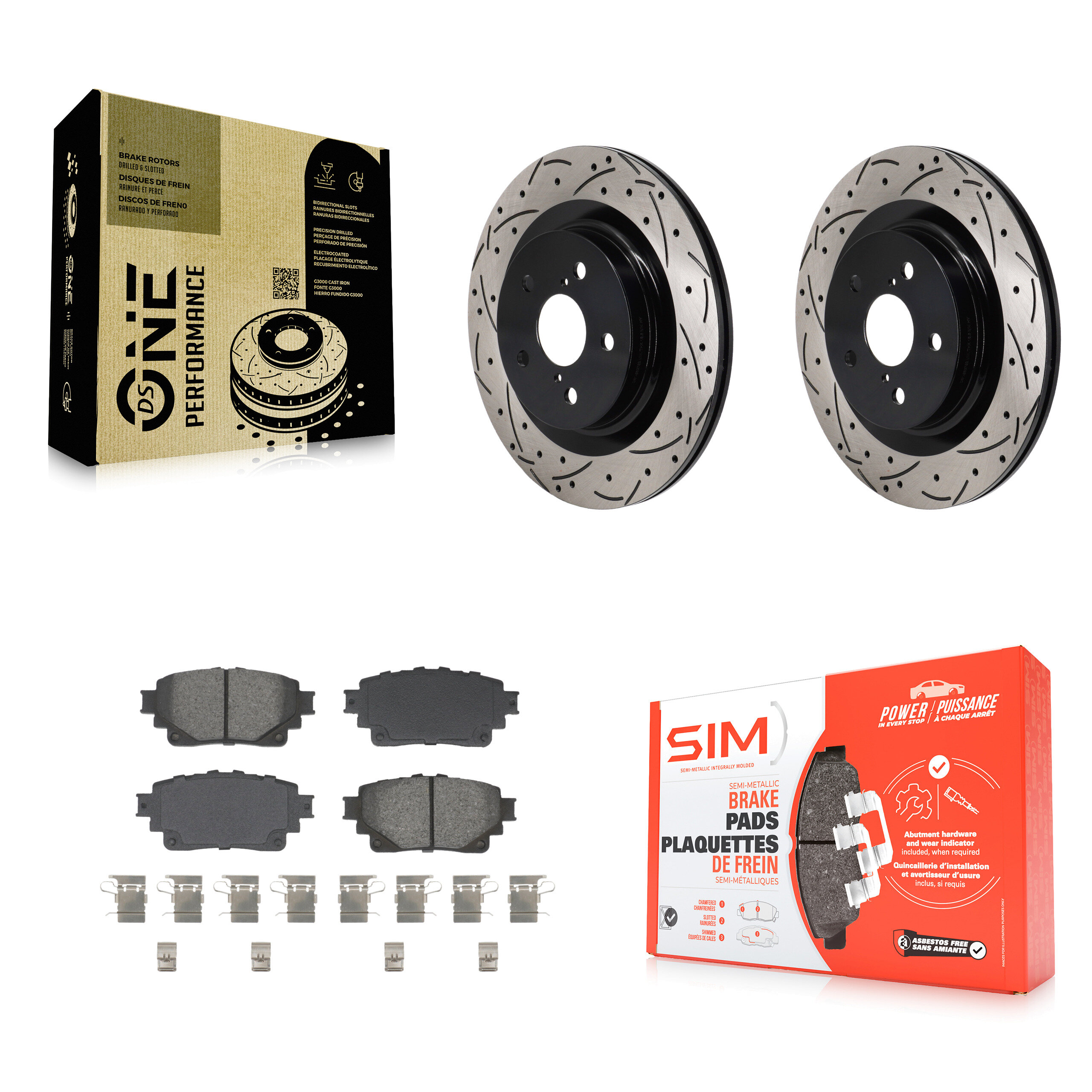Transit Auto - KDS-101172 - Rear Disc Brake Kits