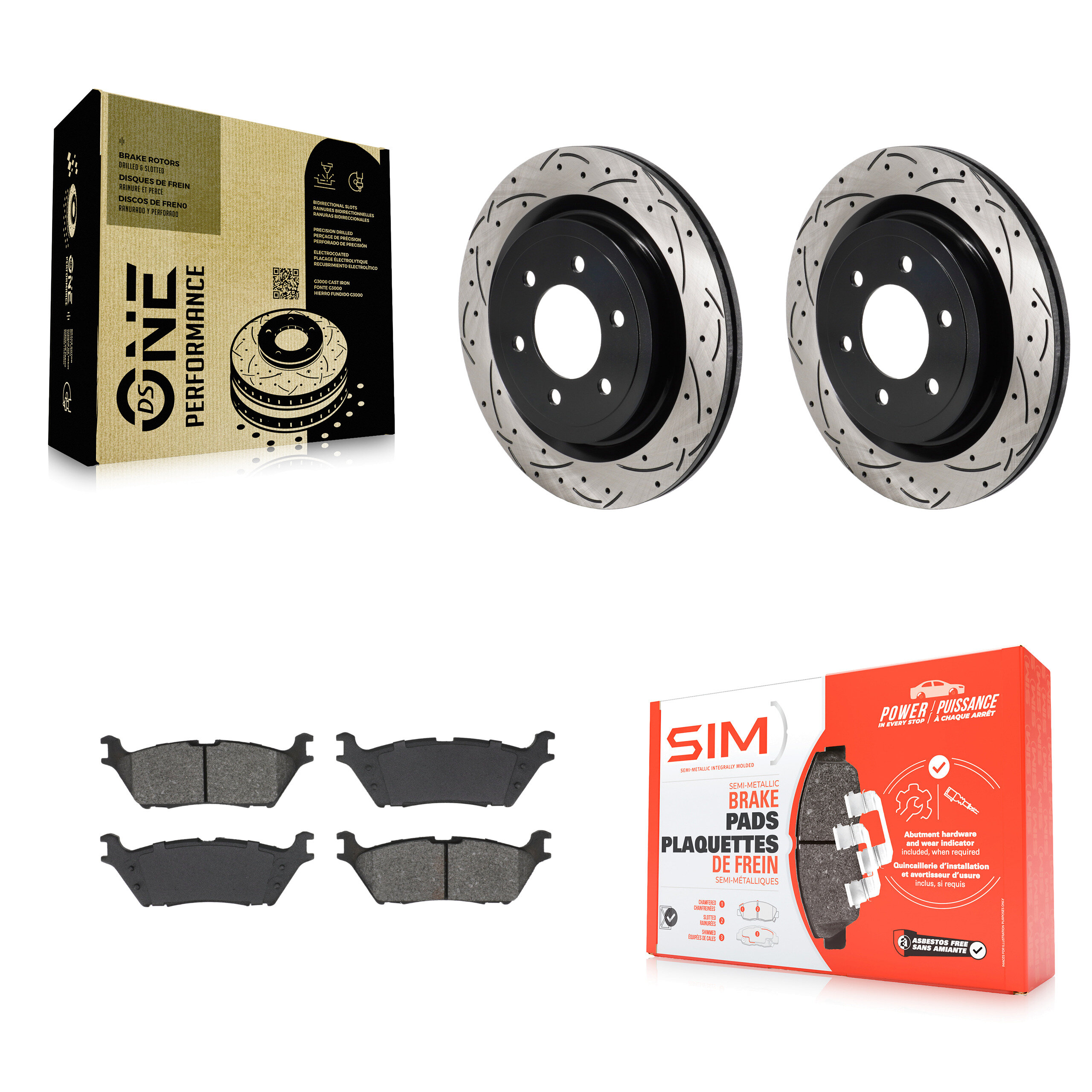 Transit Auto - KDS-101179 - Rear Disc Brake Kits