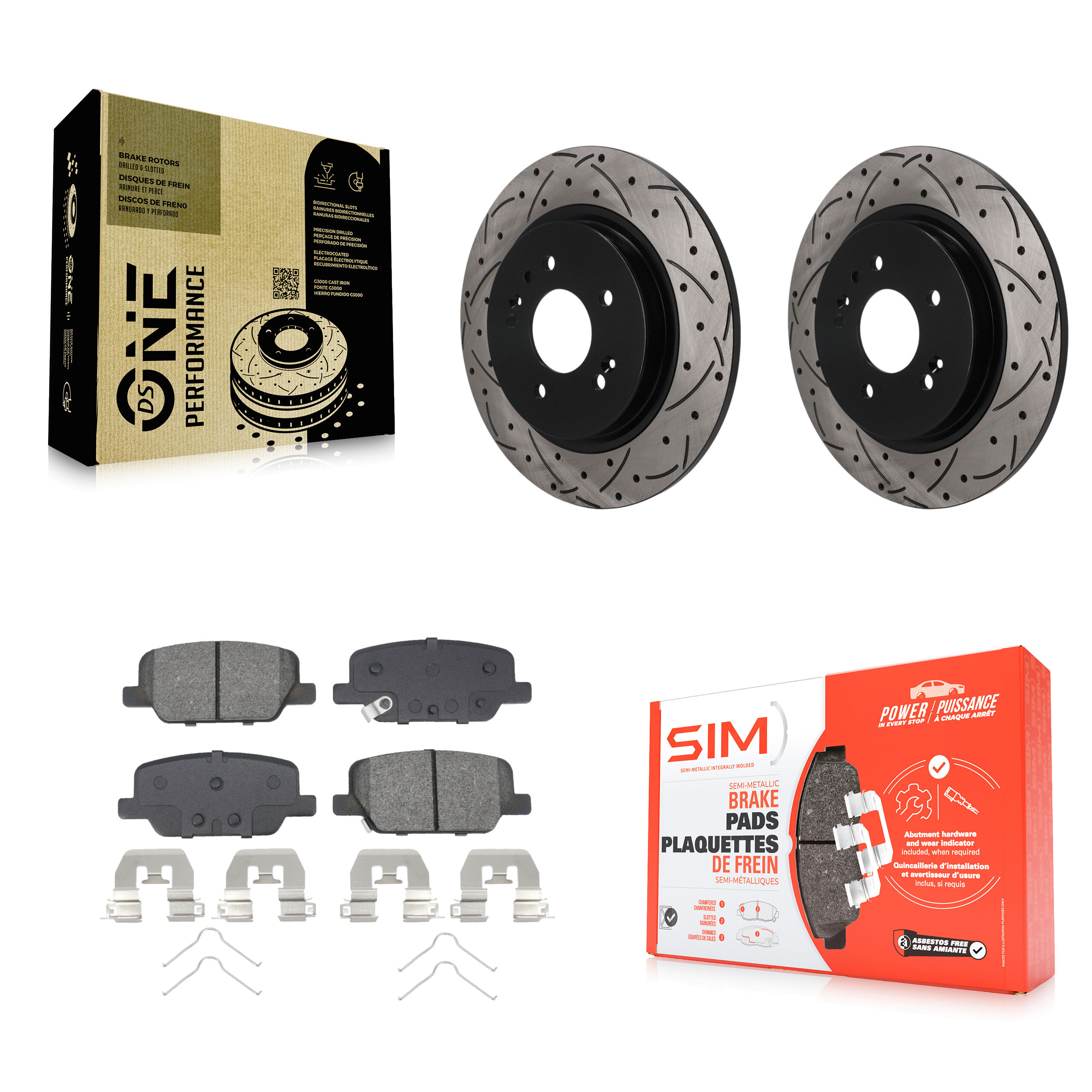 Transit Auto - KDS-101650 - Rear Disc Brake Kits