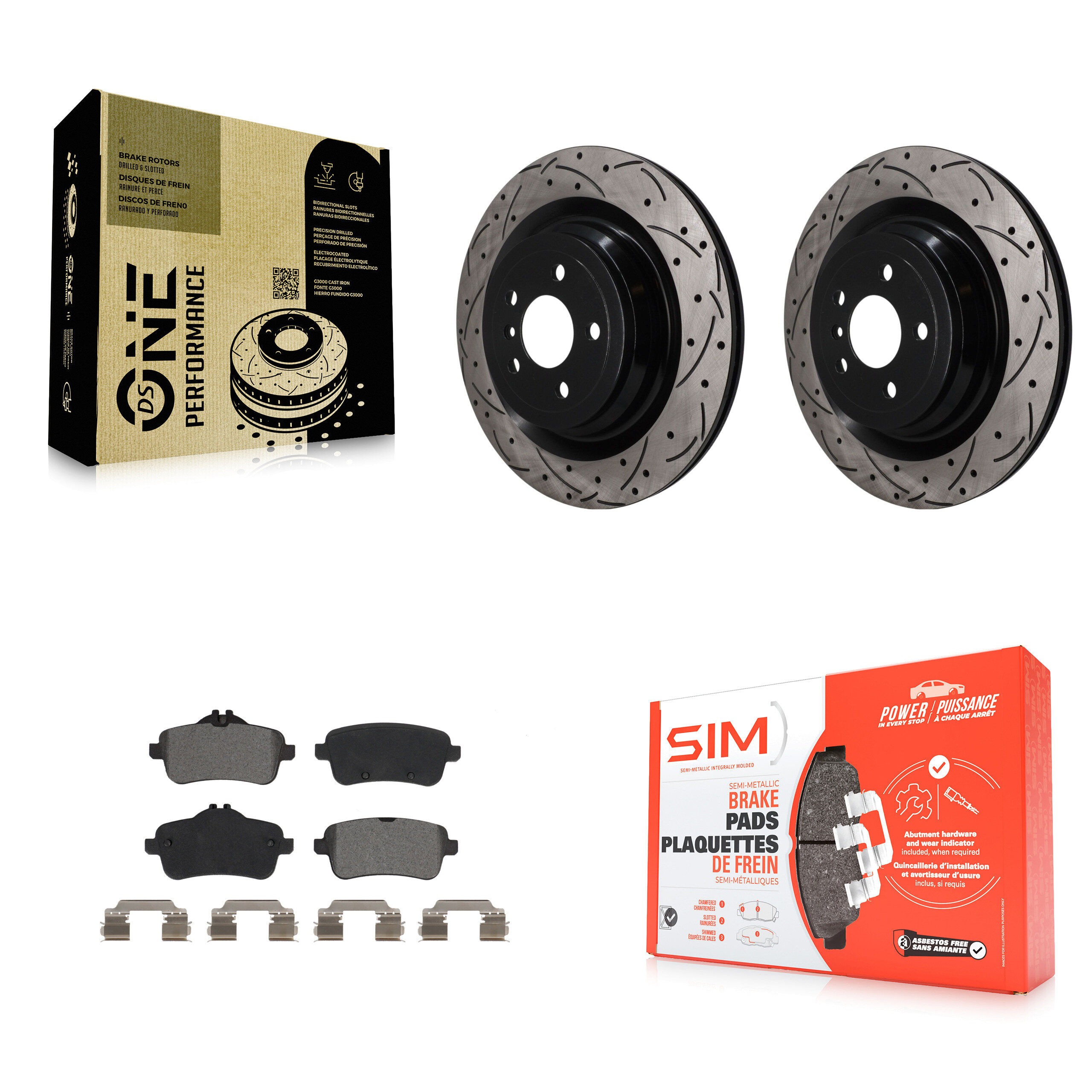 Transit Auto - KDS-101662 - Rear Disc Brake Kits