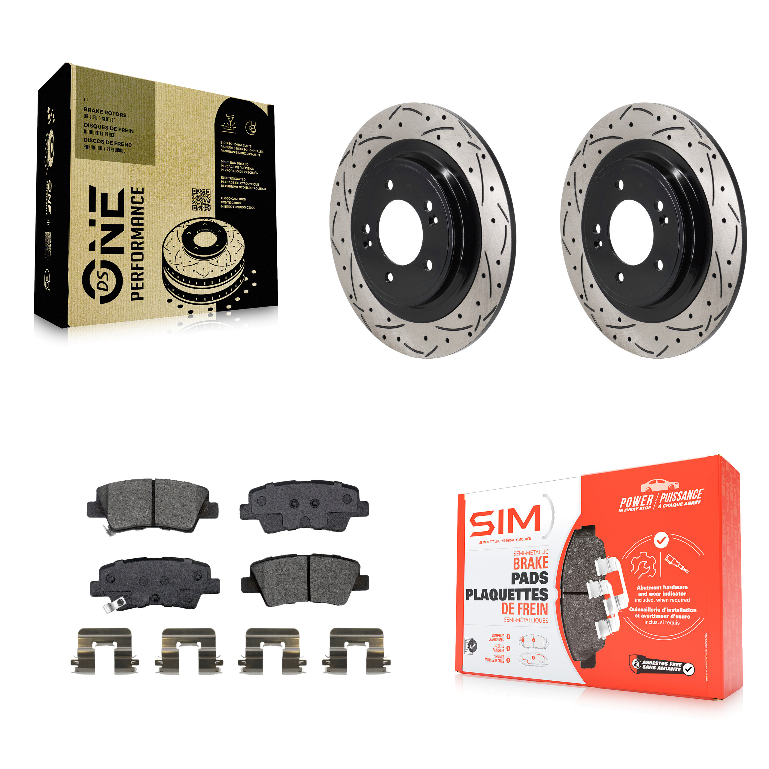 Transit Auto - KDS-101664 - Rear Disc Brake Kits