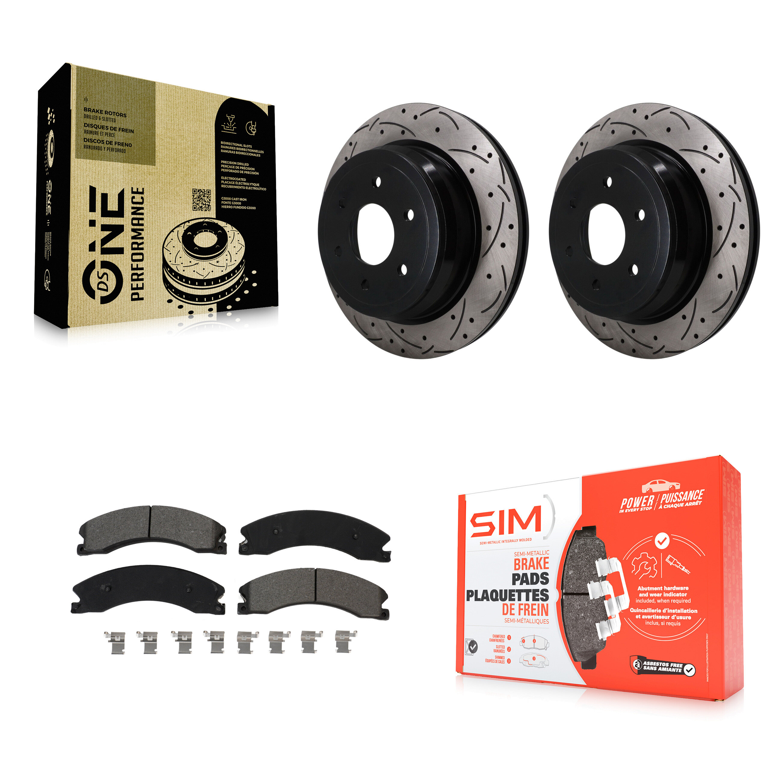 Transit Auto - KDS-101668 - Rear Disc Brake Kits