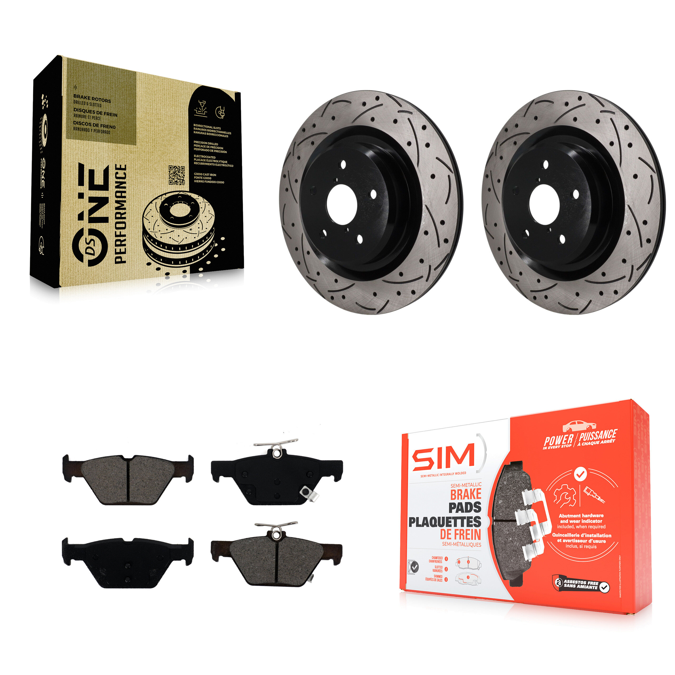 Transit Auto - KDS-101674 - Rear Disc Brake Kits