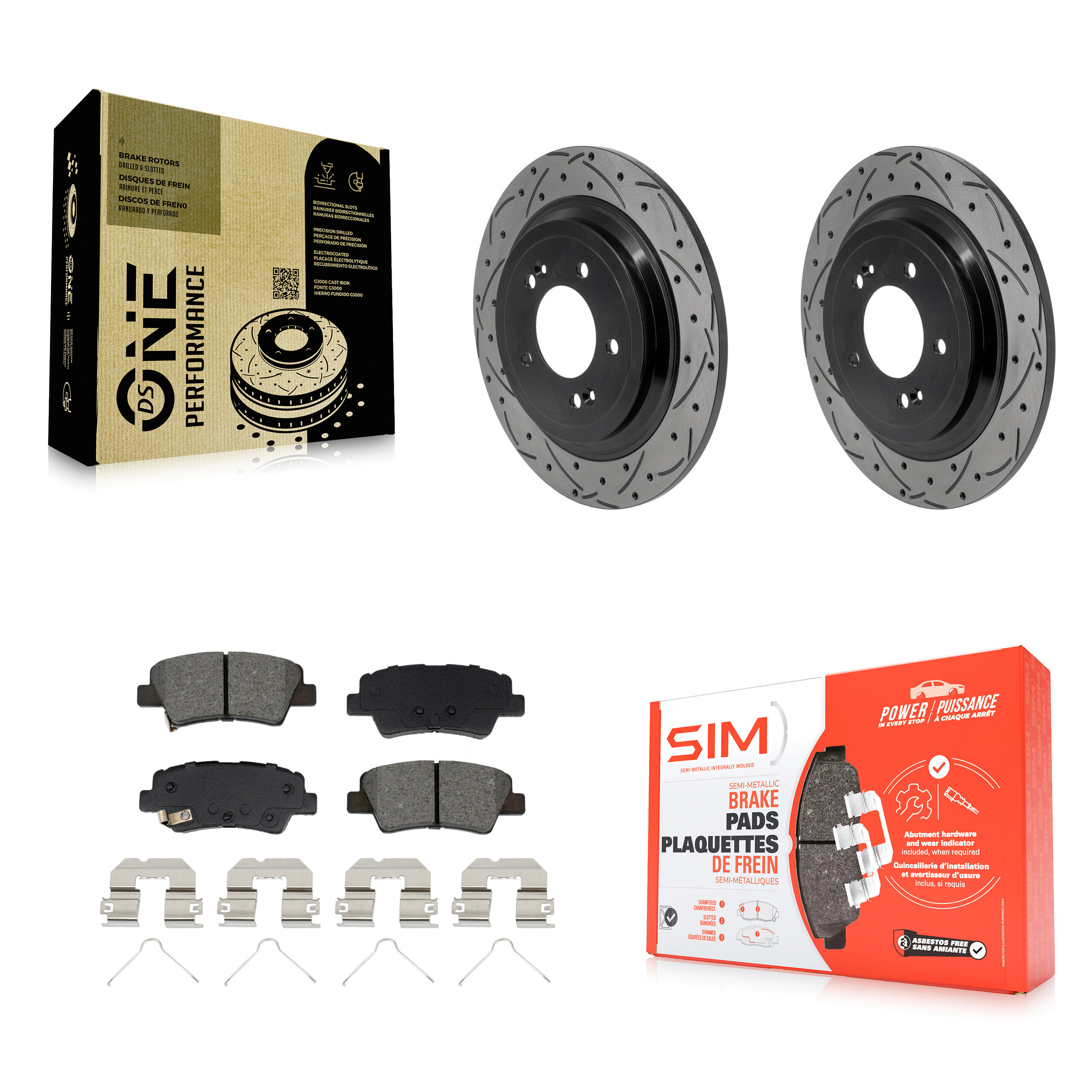 Transit Auto - KDS-101677 - Rear Disc Brake Kits