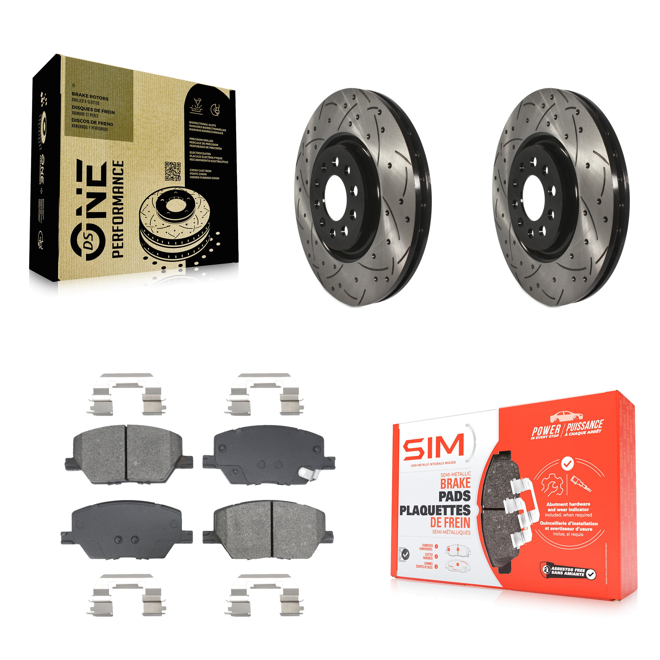 Transit Auto - KDS-101750 - Front Disc Brake Kits