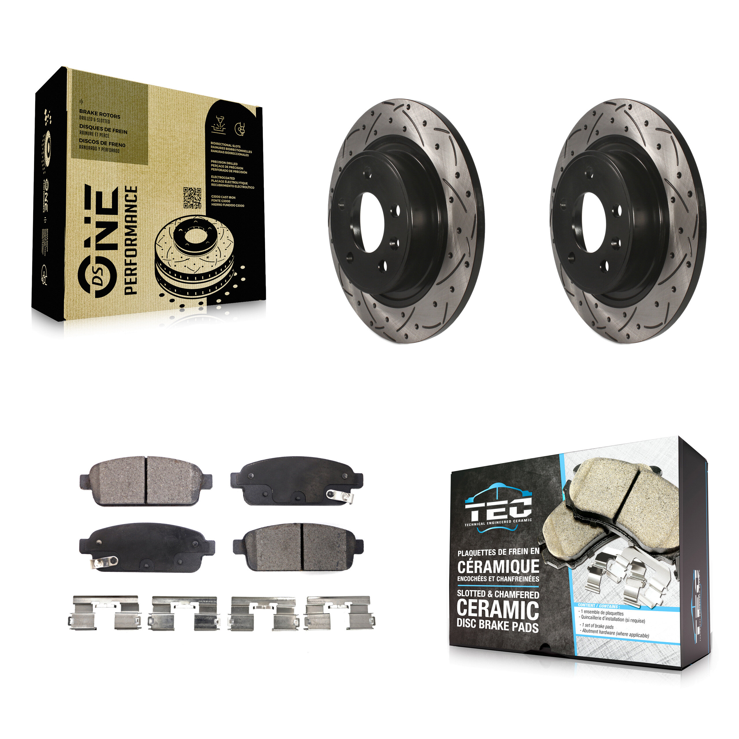 Transit Auto - KDT-100444 - Rear Disc Brake Kits