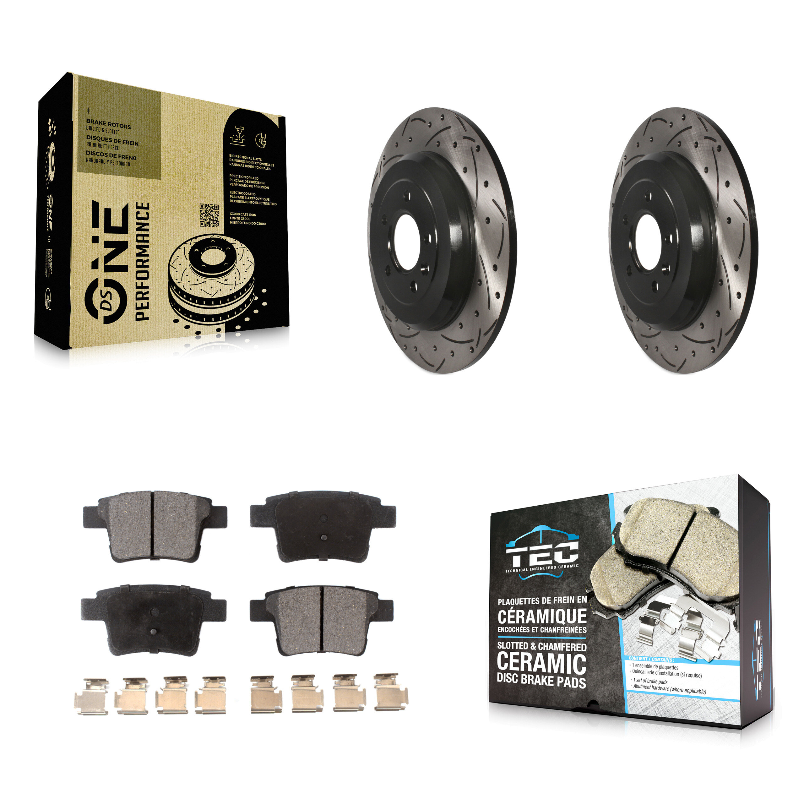 Transit Auto - KDT-100458 - Rear Disc Brake Kits