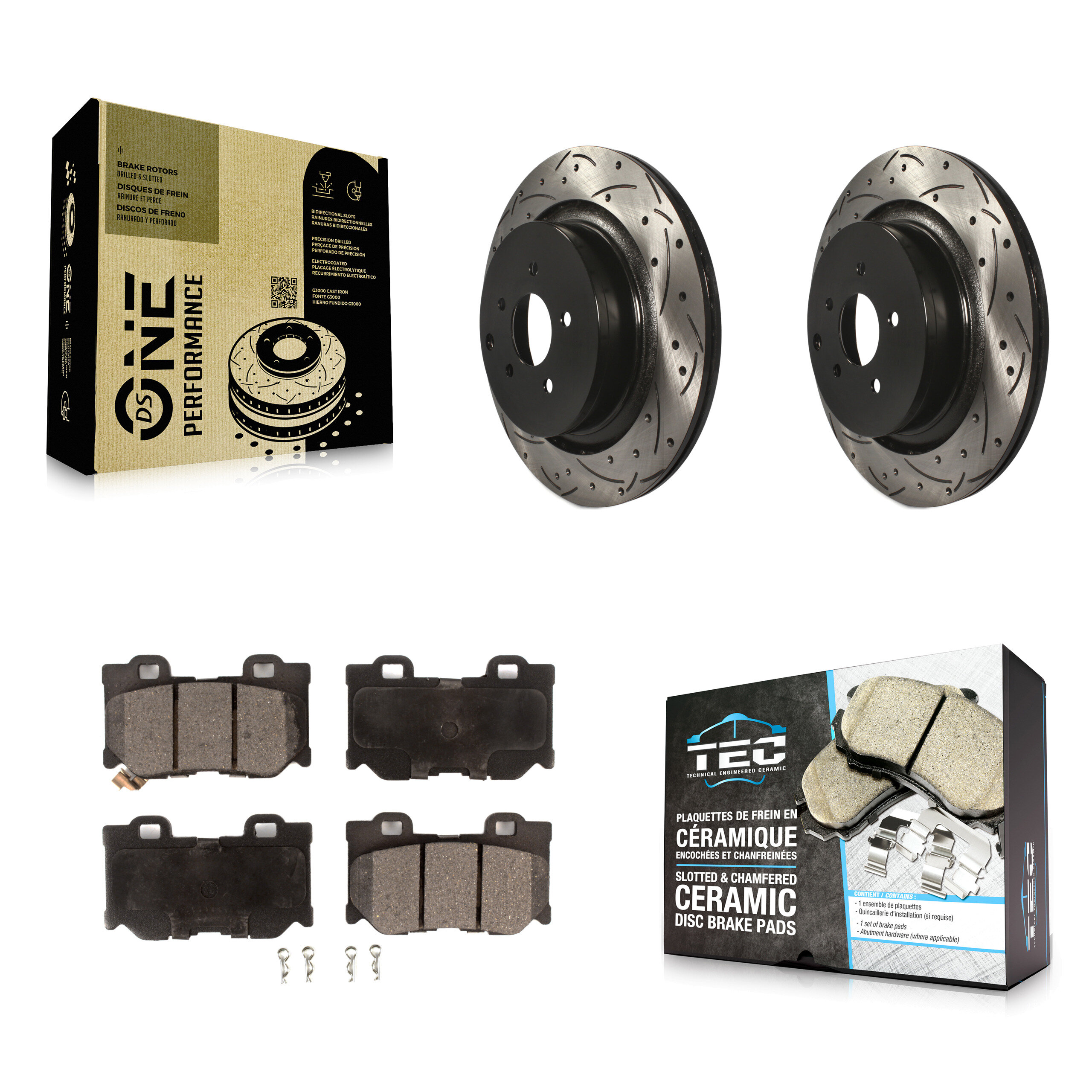 Transit Auto - KDT-100542 - Rear Disc Brake Kits