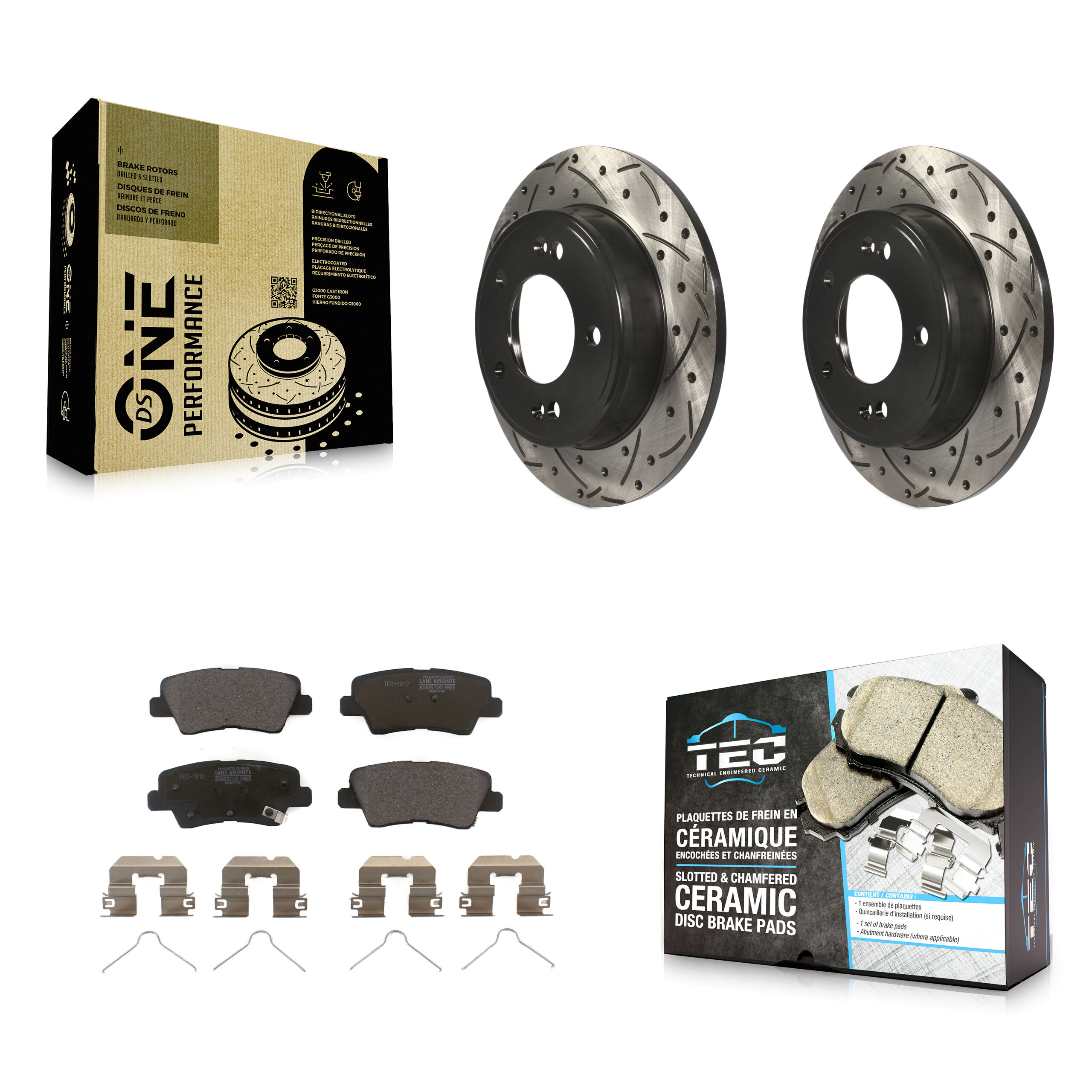 Transit Auto - KDT-100545 - Rear Disc Brake Kits
