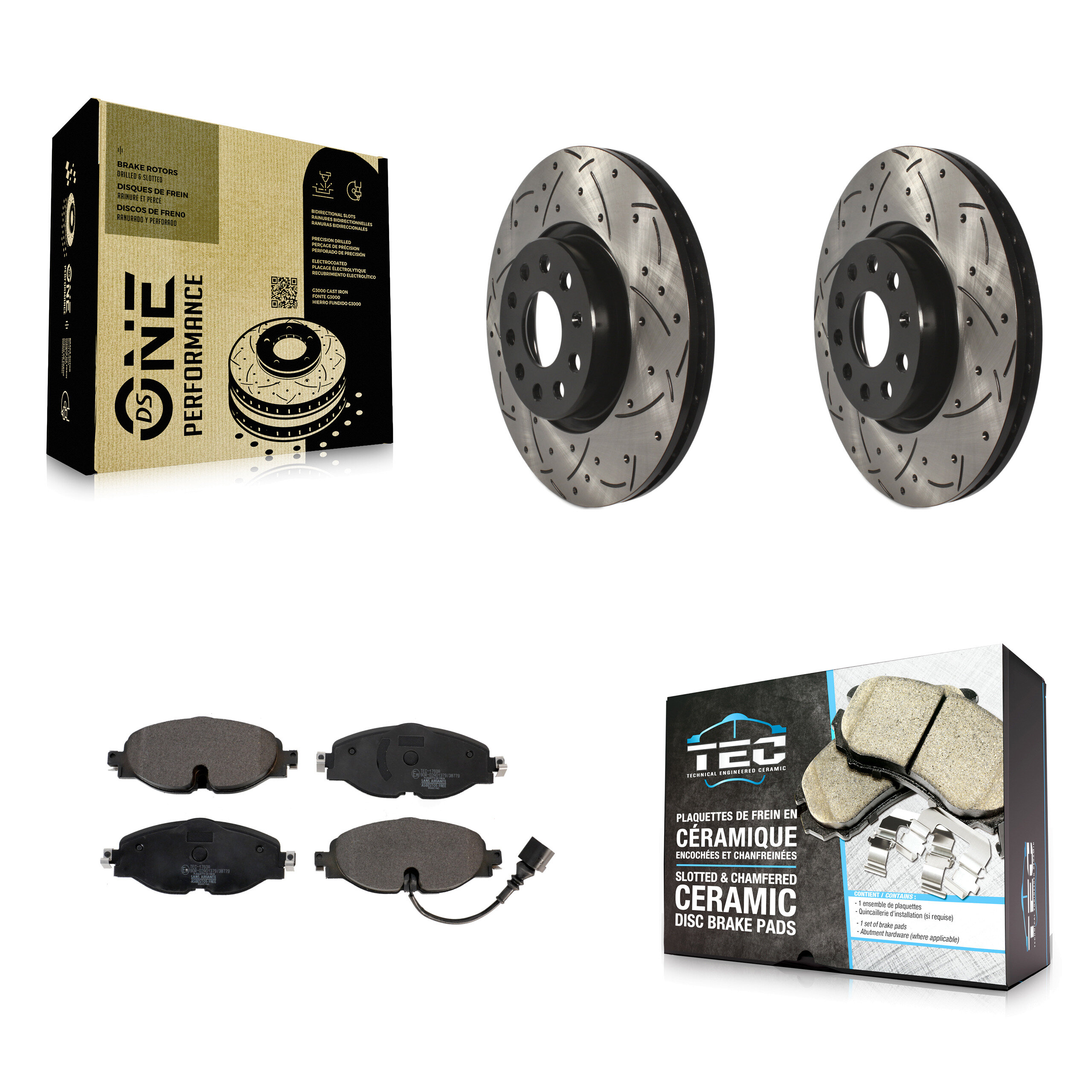Transit Auto - KDT-100617 - Front Disc Brake Kits