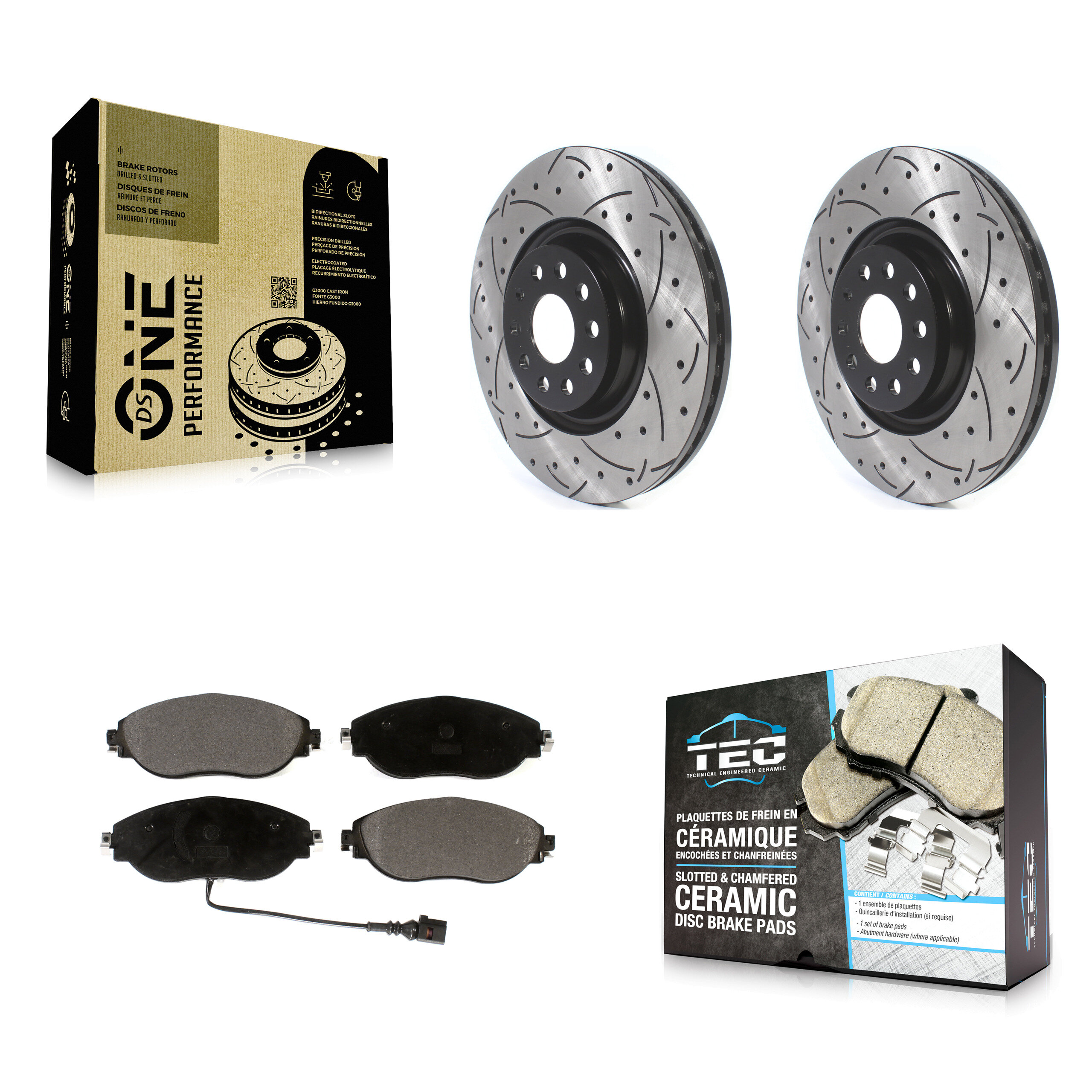 Transit Auto - KDT-100644 - Front Disc Brake Kits