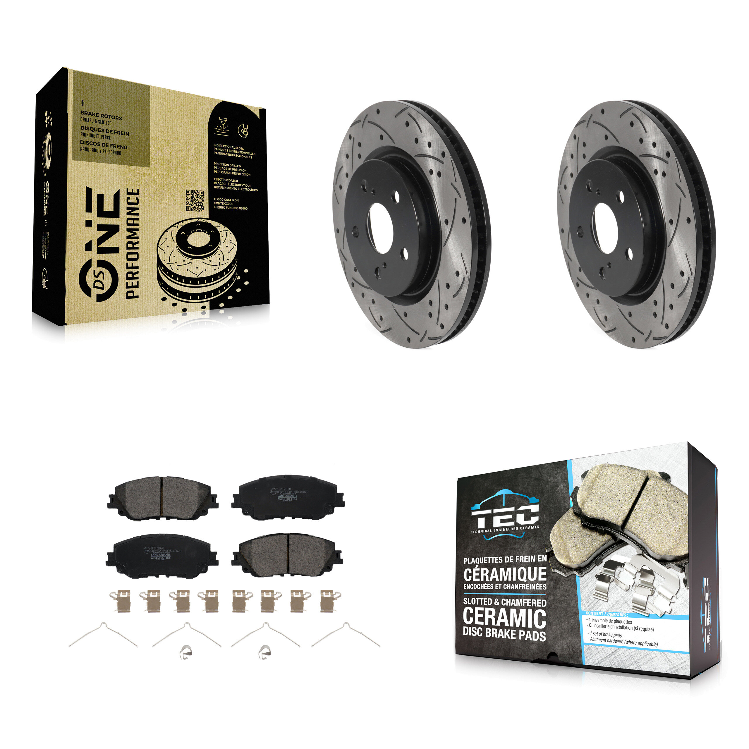Transit Auto - KDT-100733 - Front Disc Brake Kits