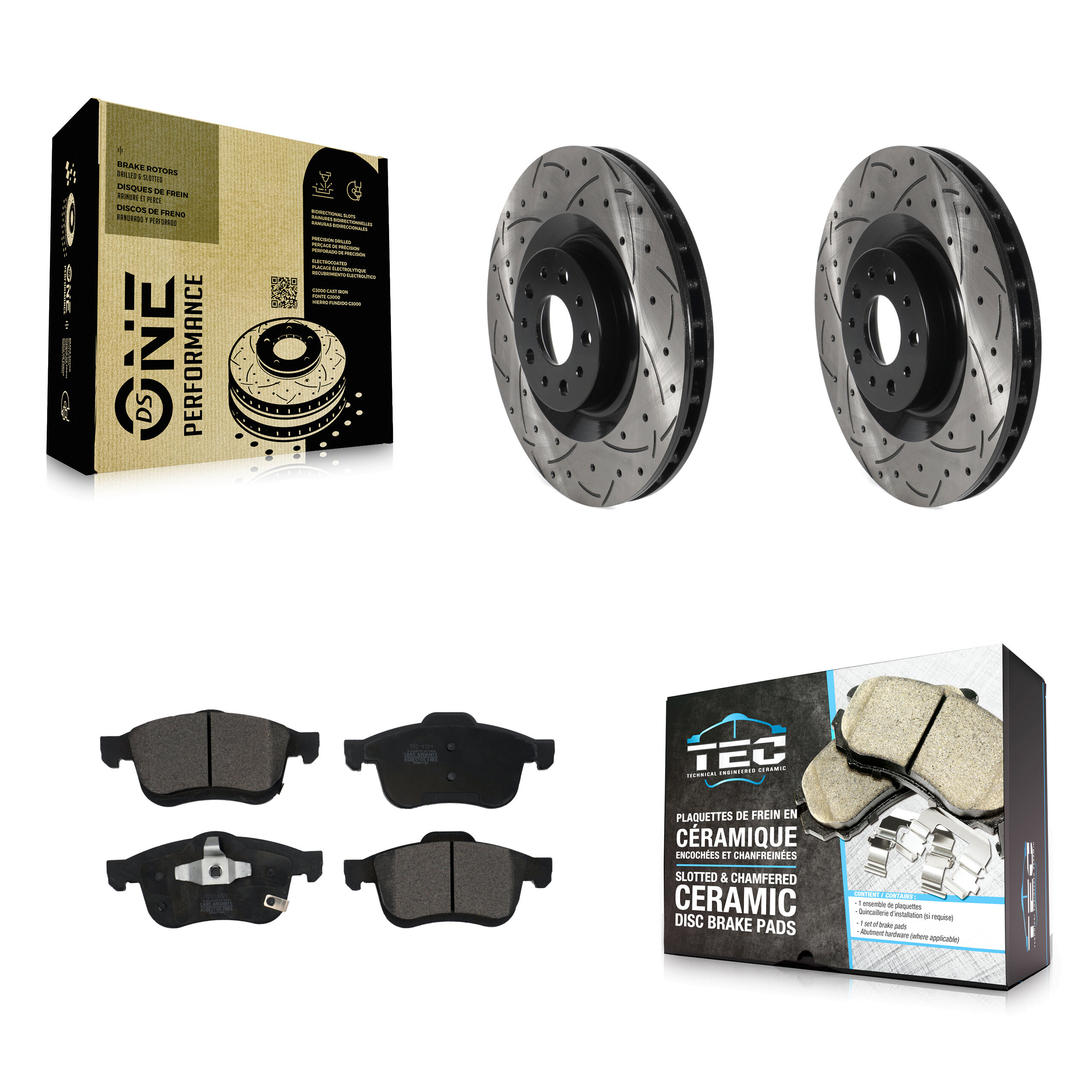 Transit Auto - KDT-100765 - Front Disc Brake Kits