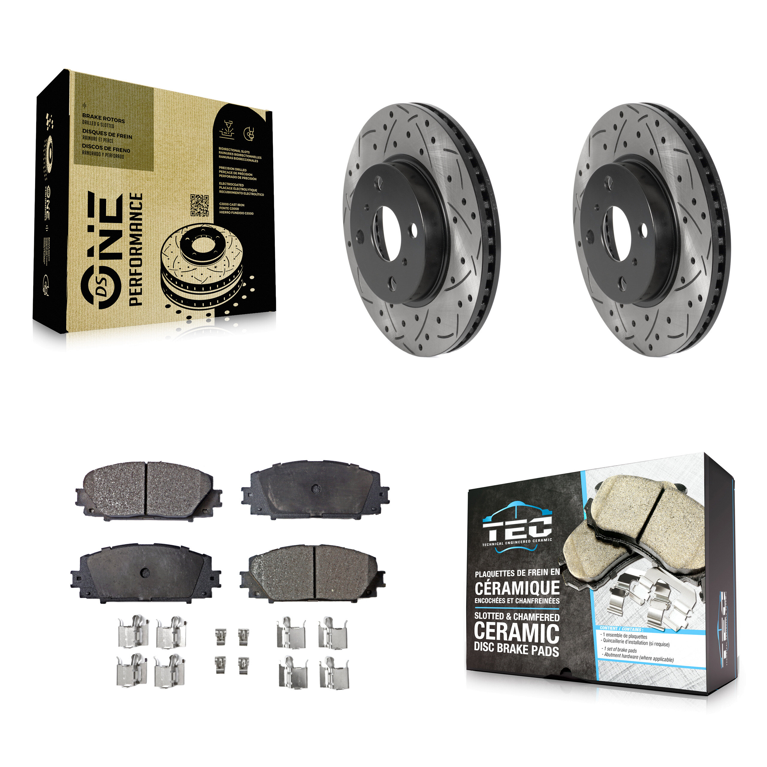 Transit Auto - KDT-100780 - Front Disc Brake Kits