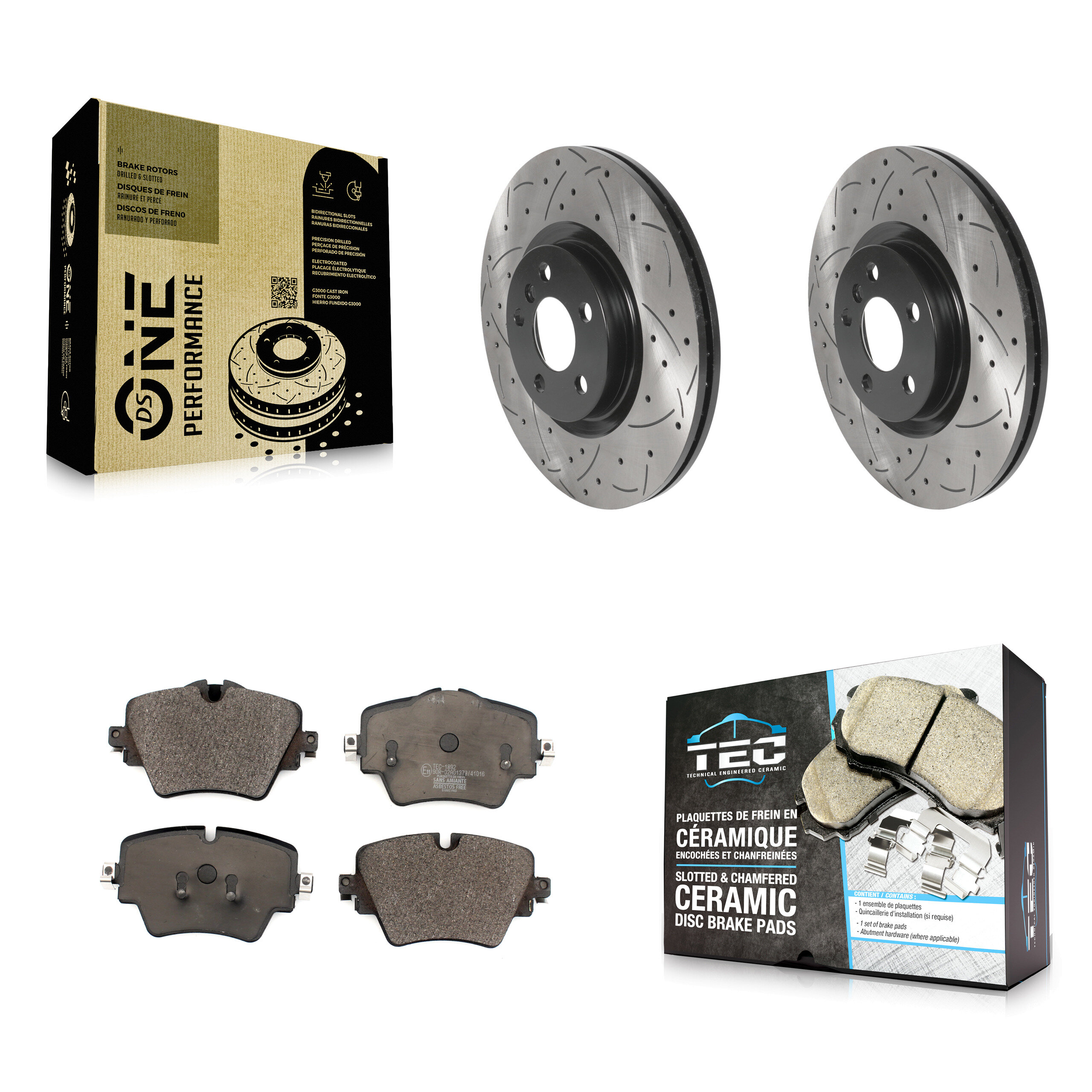 Transit Auto - KDT-100807 - Front Disc Brake Kits