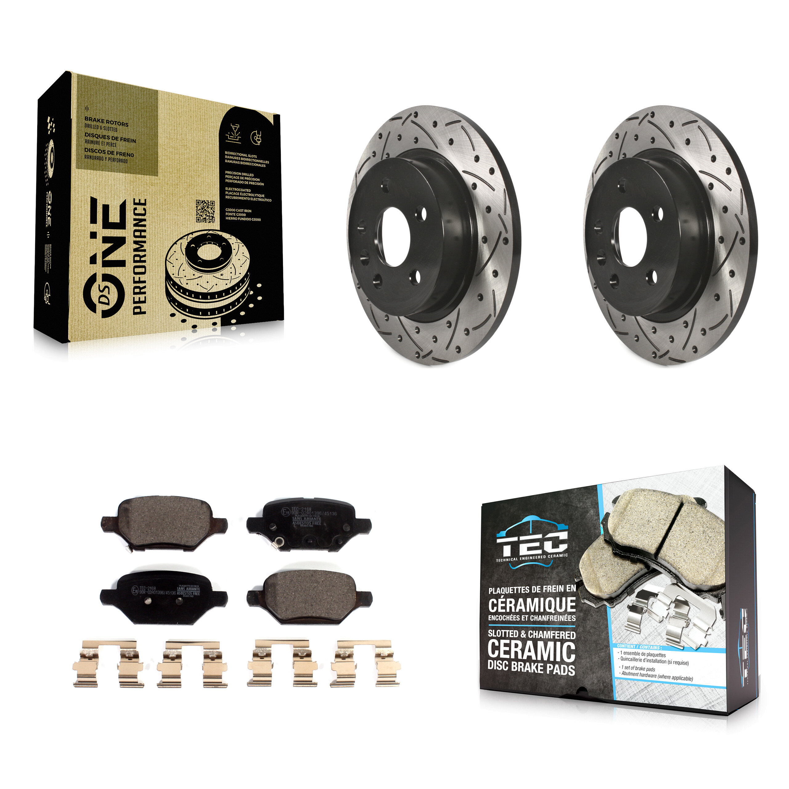 Transit Auto KDT-100904 Disc Brake Kit for 2018-2022 Buick Encore, Chevrolet Trax - Rear