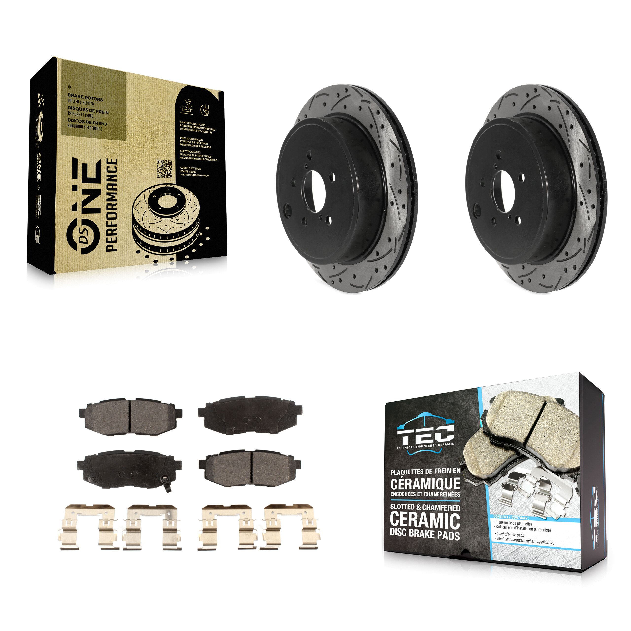 Transit Auto - KDT-100939 - Rear Disc Brake Kits