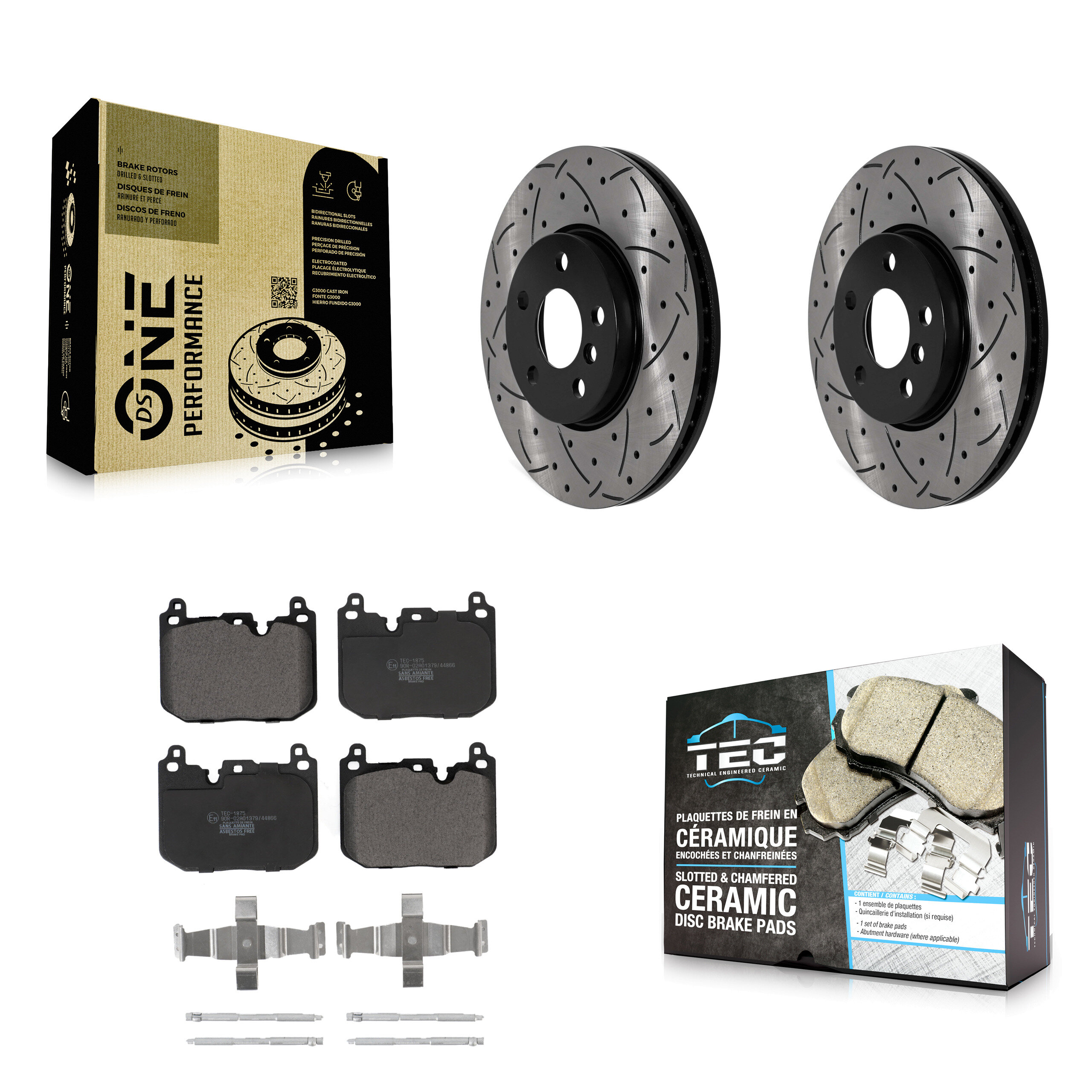 Transit Auto KDT-101104 Disc Brake Kit for 2017-2020 Mini Cooper Clubman - Front