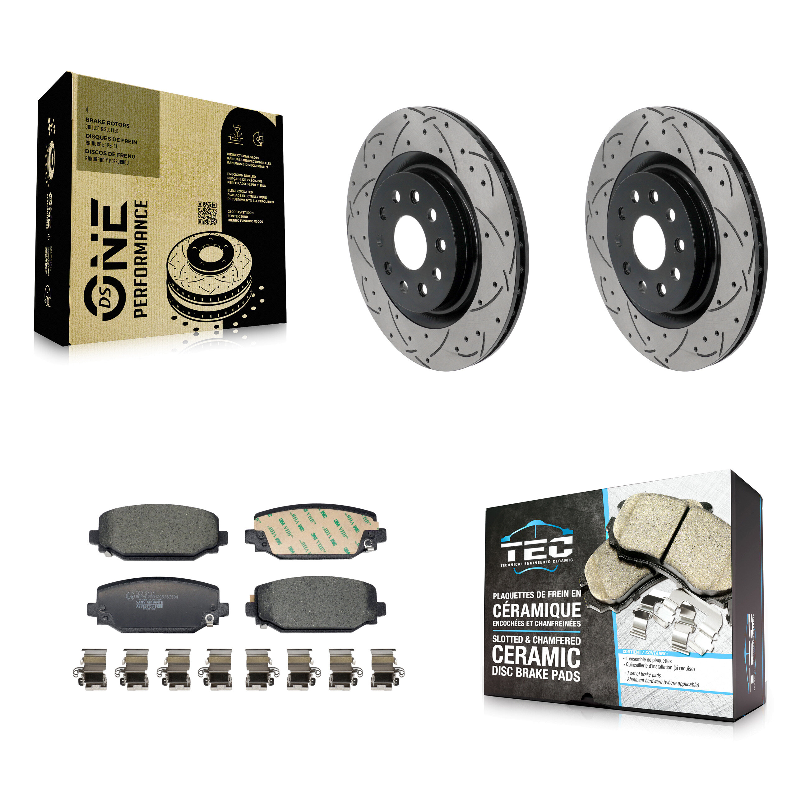 Transit Auto - KDT-102040 - Rear Disc Brake Kits