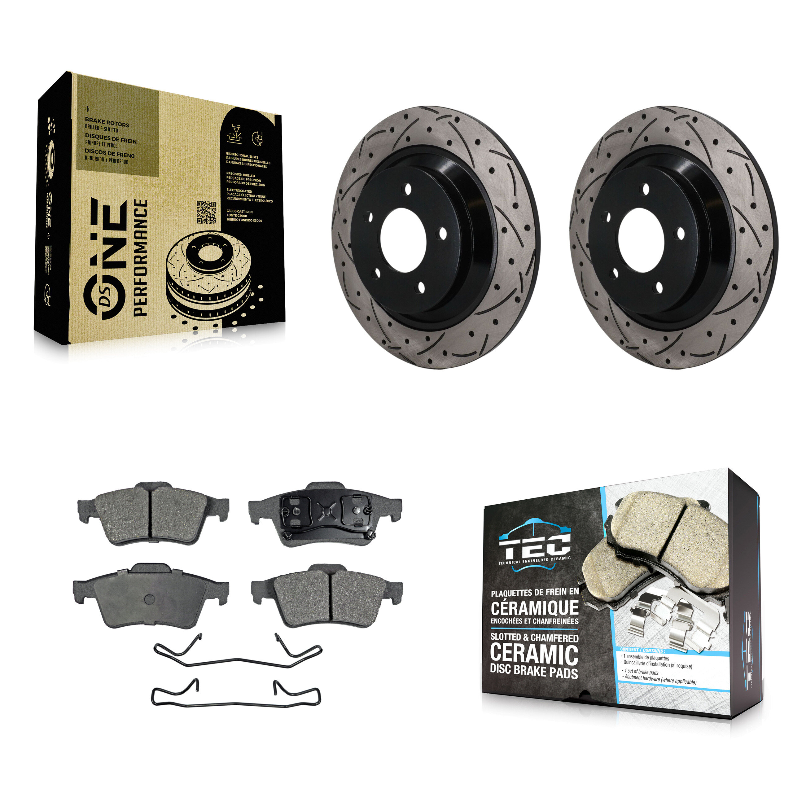 Transit Auto KDT-102049 Disc Brake Kit for 2006 Mazda 5 - Rear