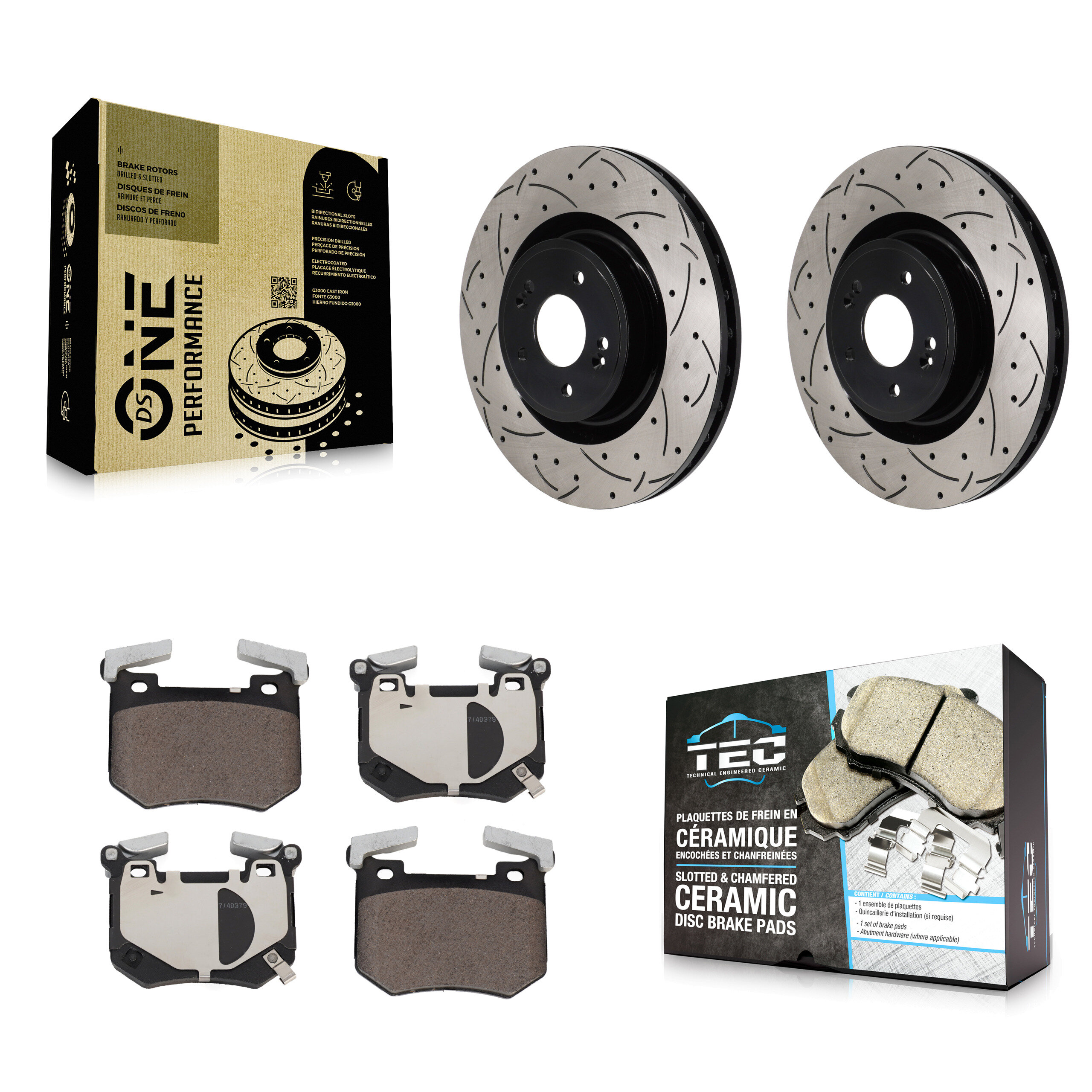 Transit Auto KDT-102074 Disc Brake Kit for 2024-2025 Genesis G70 - Rear