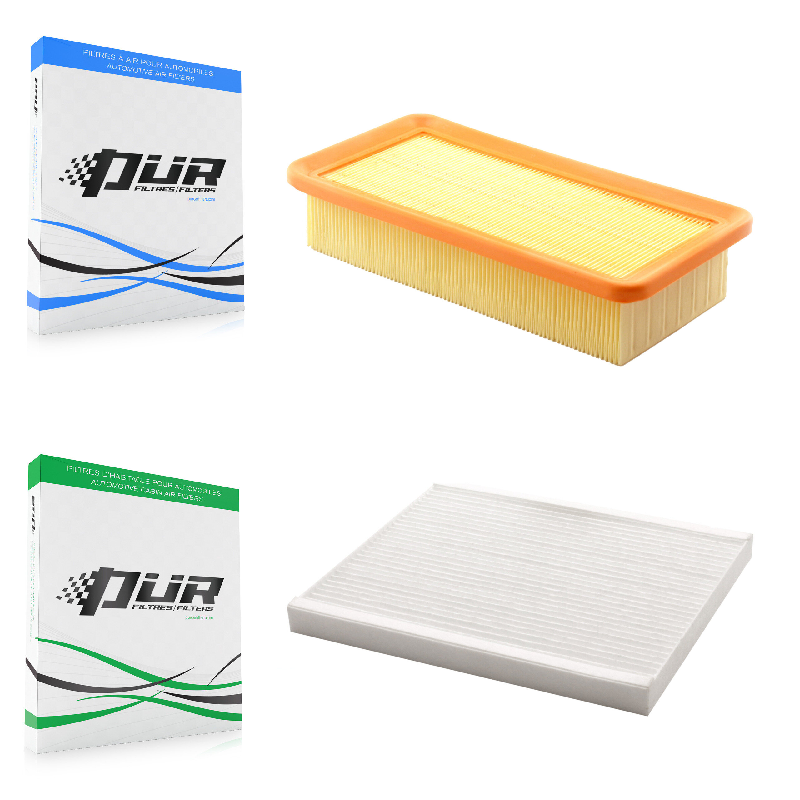 PUR KFL-100337 Air Filter for 2007-2011 Hyundai Accent