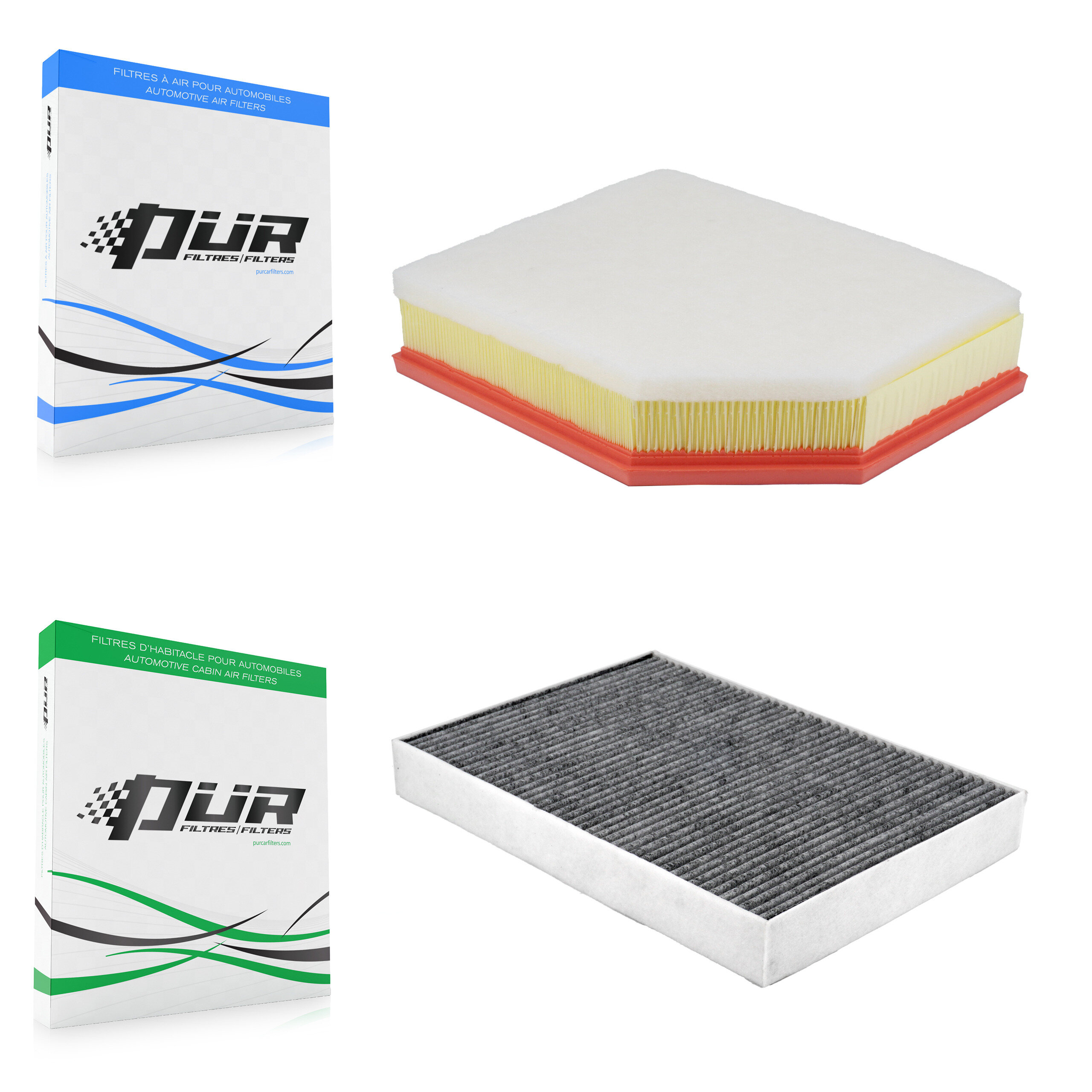 PUR KFL-103084 Air Filter for 2016-2025 Volvo S60, Volvo V60 and More