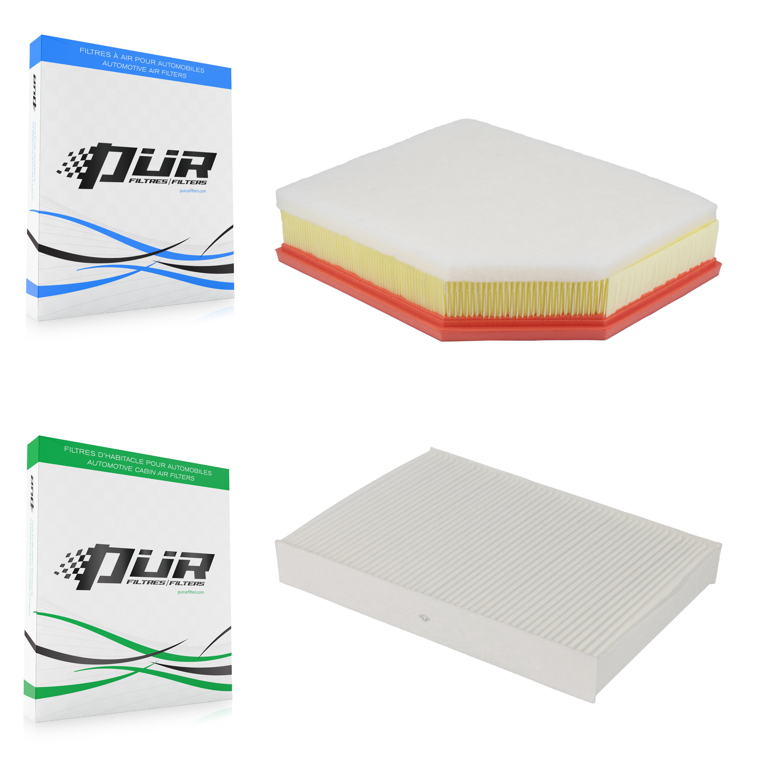 PUR KFL-103086 Air Filter for 2018-2019 Volvo S60, Volvo XC60