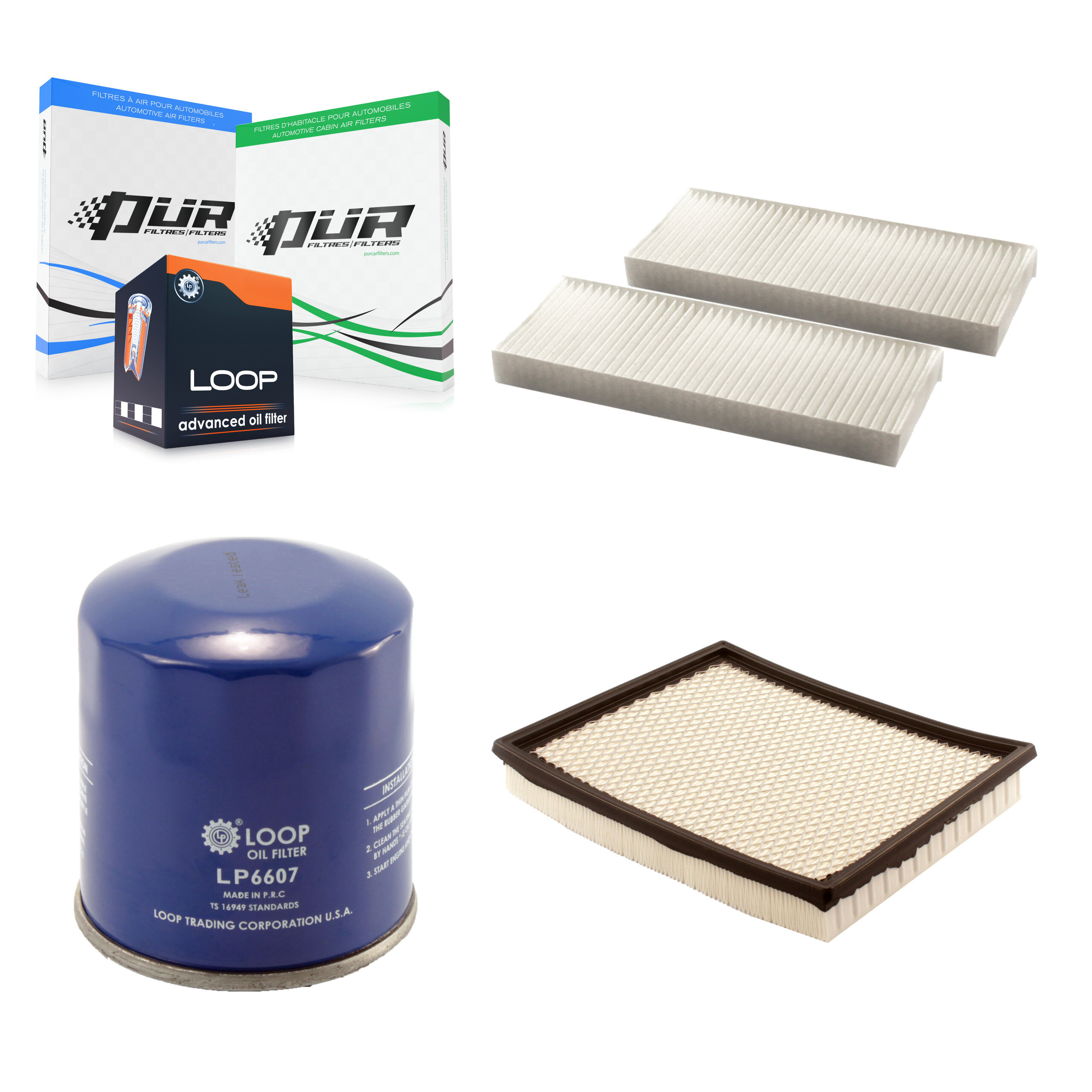 PUR KFM-100347 Cabin Air Filter for 2010 Nissan Frontier