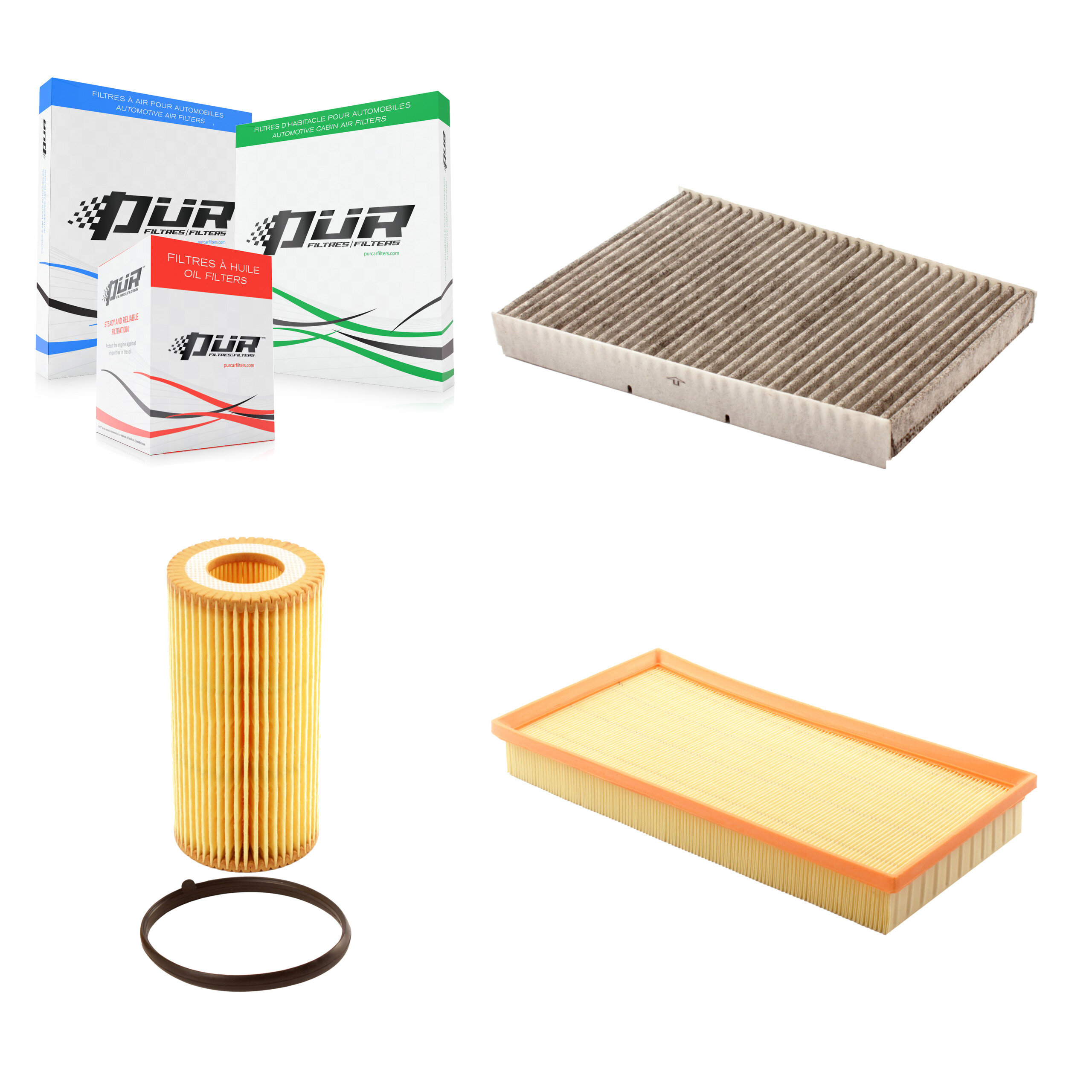 PUR KFM-100460 Cabin Air Filter for 2006-2010 Volkswagen Beetle