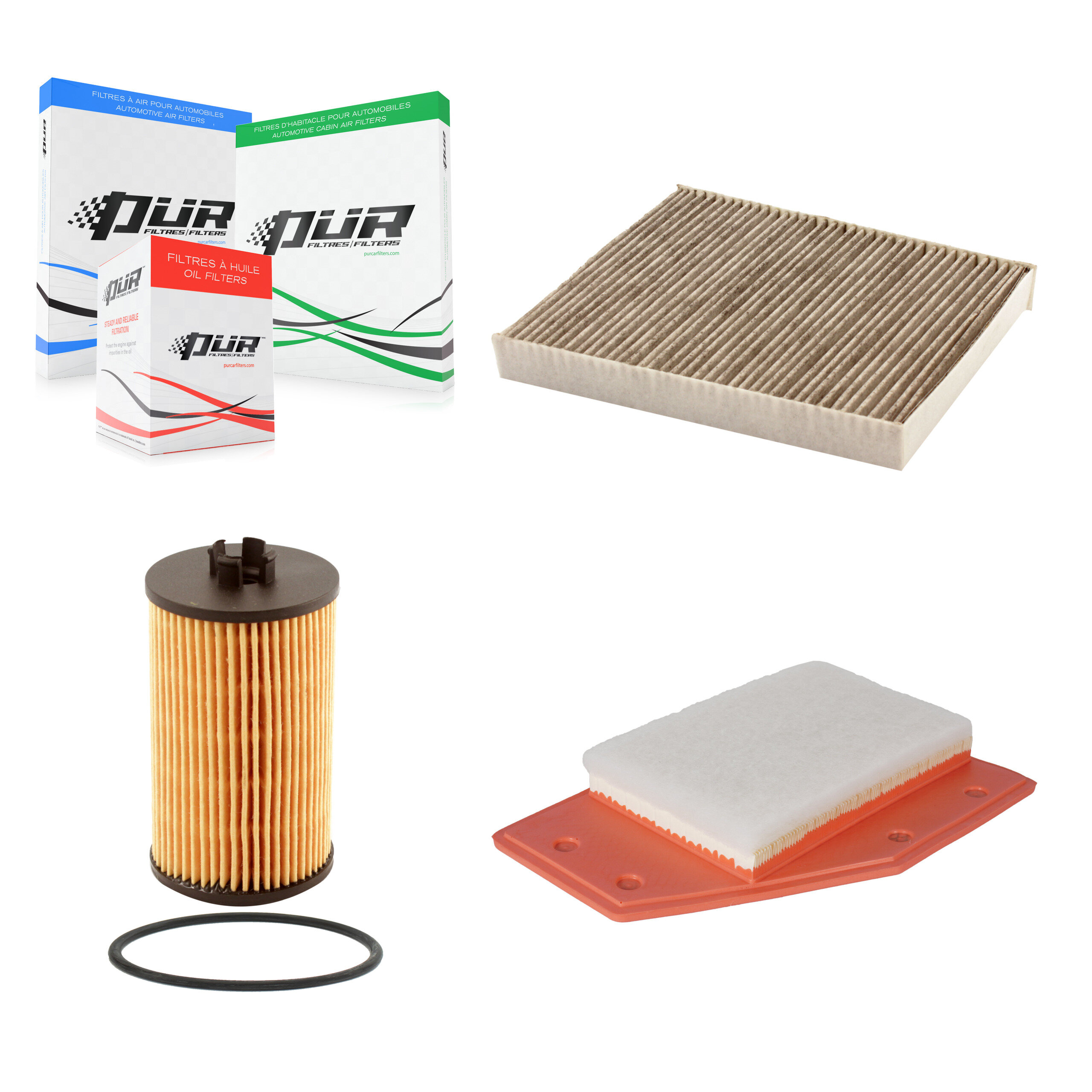 PUR KFM-100480 Cabin Air Filter for 2016-2019 Chevrolet Malibu