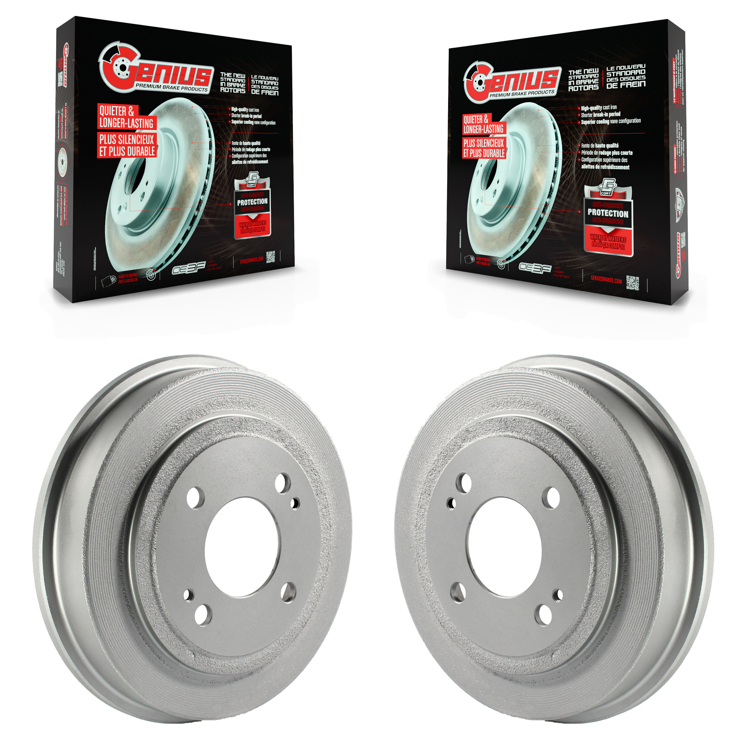 Genius - KG-101398 - Rear Brake Drum Kits