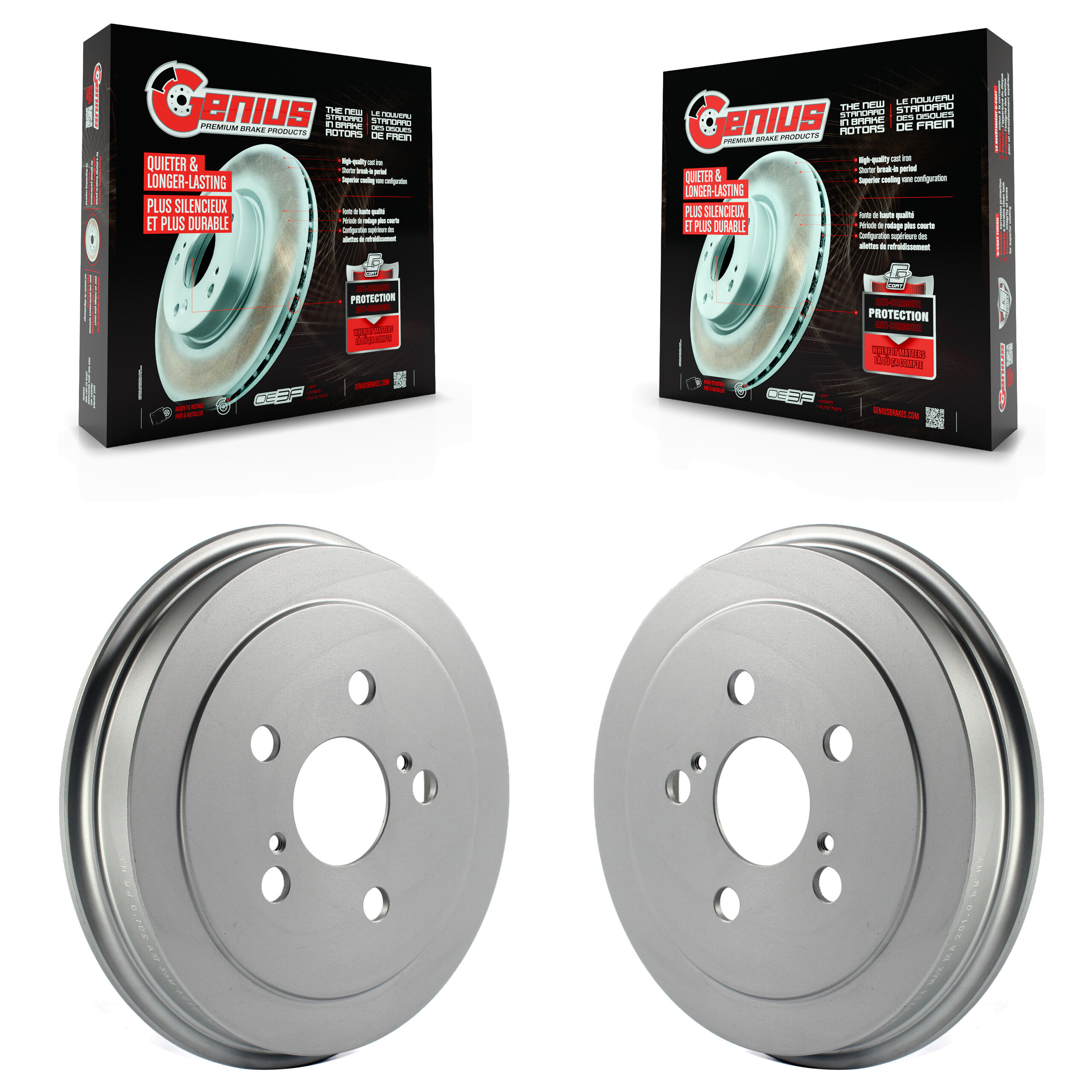 Genius - KG-101401 - Rear Brake Drum Kits