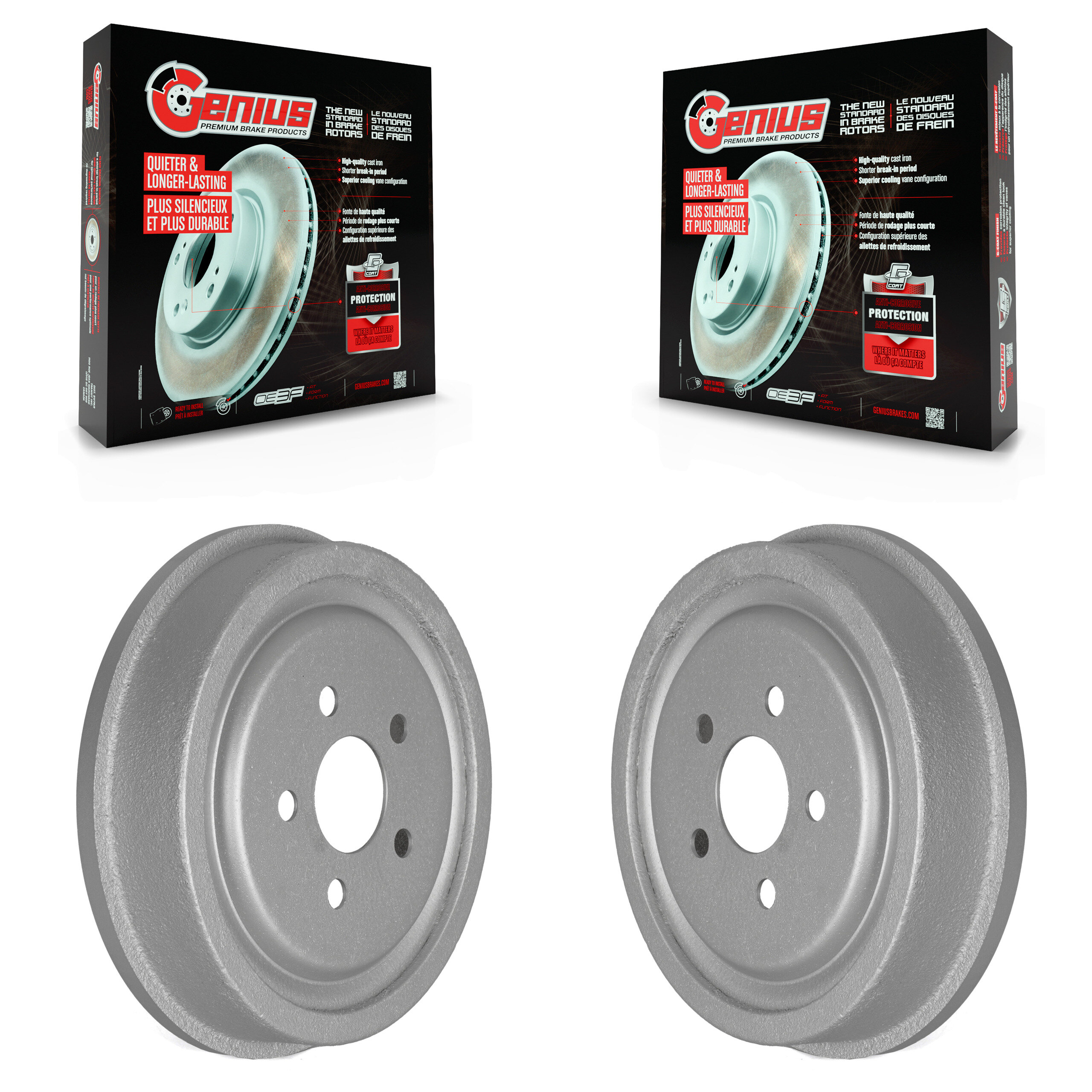 Genius - KG-101403 - Rear Brake Drum Kits