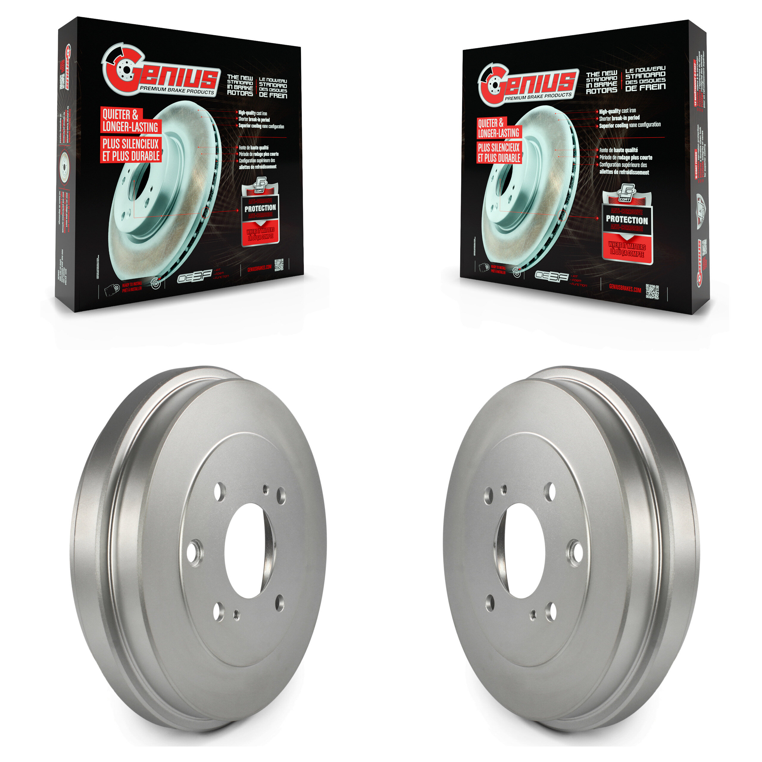 Genius - KG-101404 - Rear Brake Drum Kits