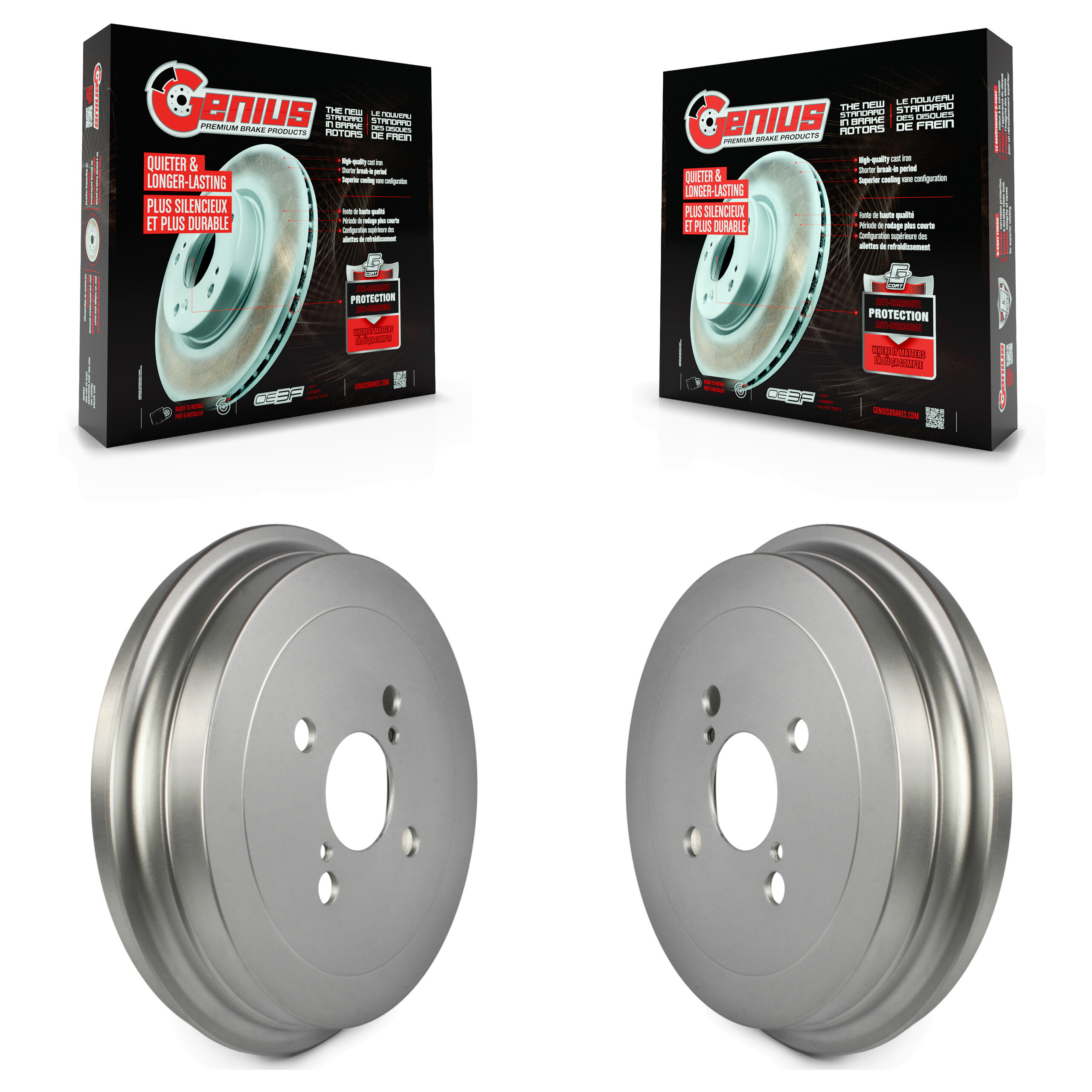Genius - KG-101405 - Rear Brake Drum Kits