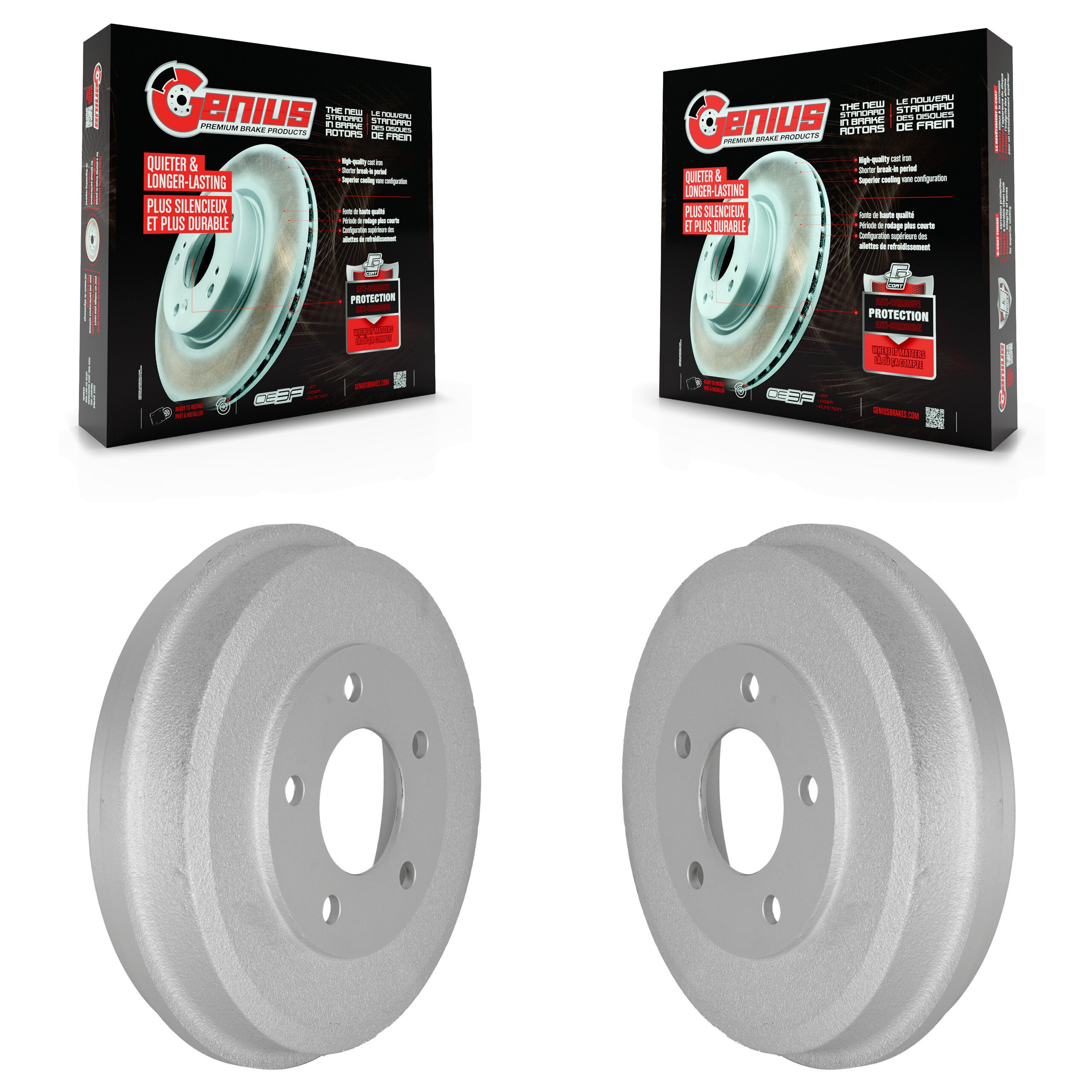 Genius - KG-101406 - Rear Brake Drum Kits