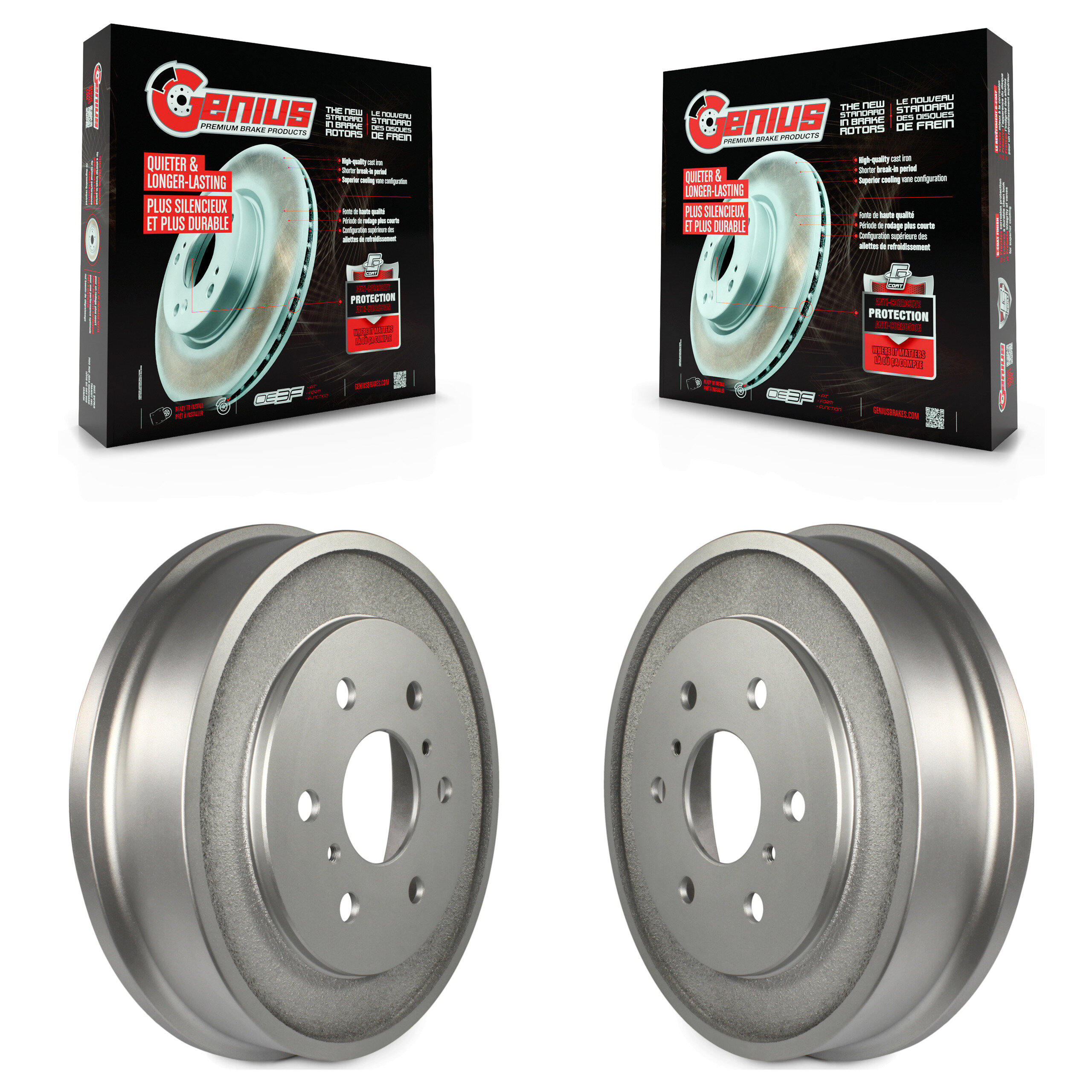 Genius - KG-101409 - Rear Brake Drum Kits